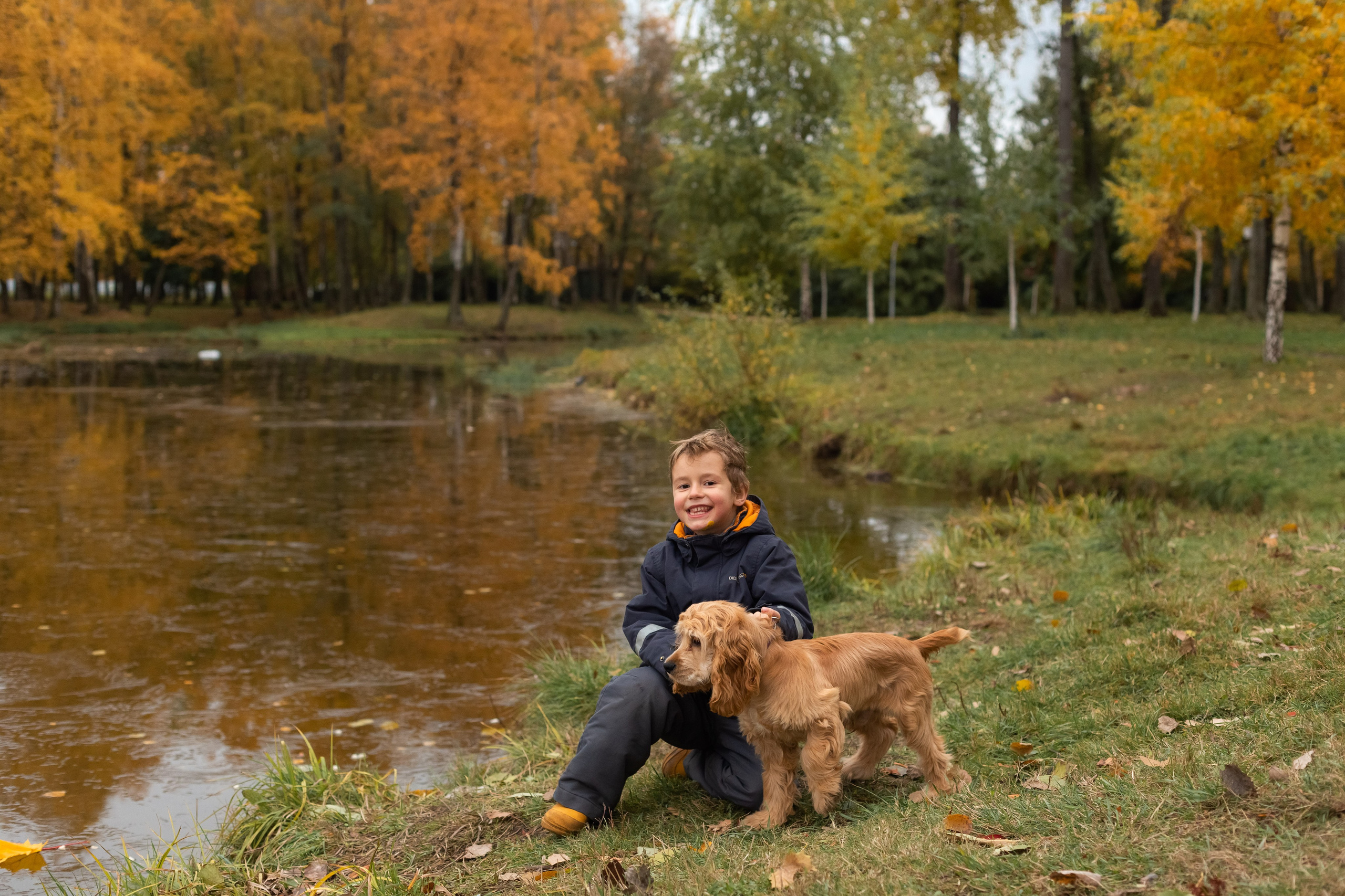 Осенняя семейная прогулка. Семейный фотограф Любовь Саркеева