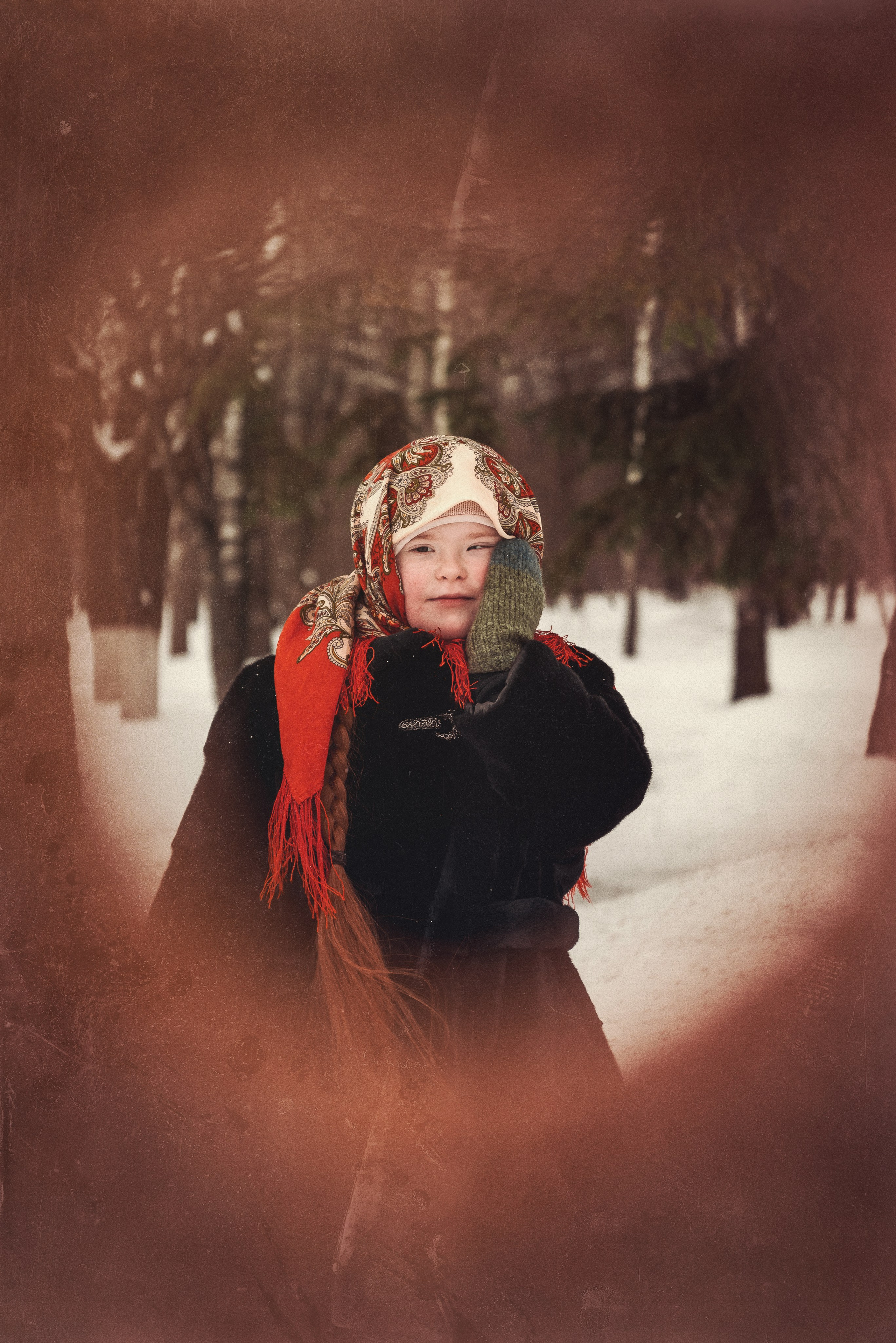 Варя и волк — по мотивам красной шапочки. Фотограф Крещение Венчание Москва