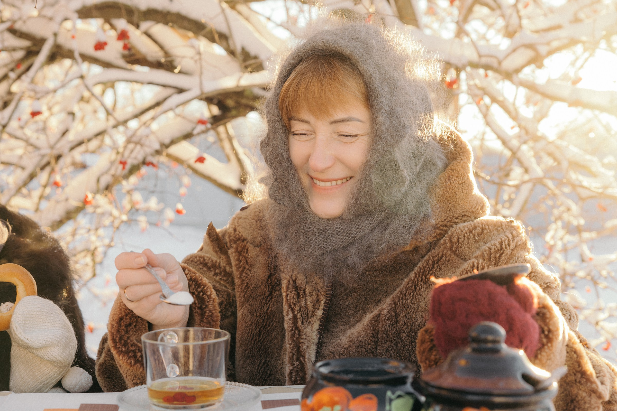 Портрет женщины на природе