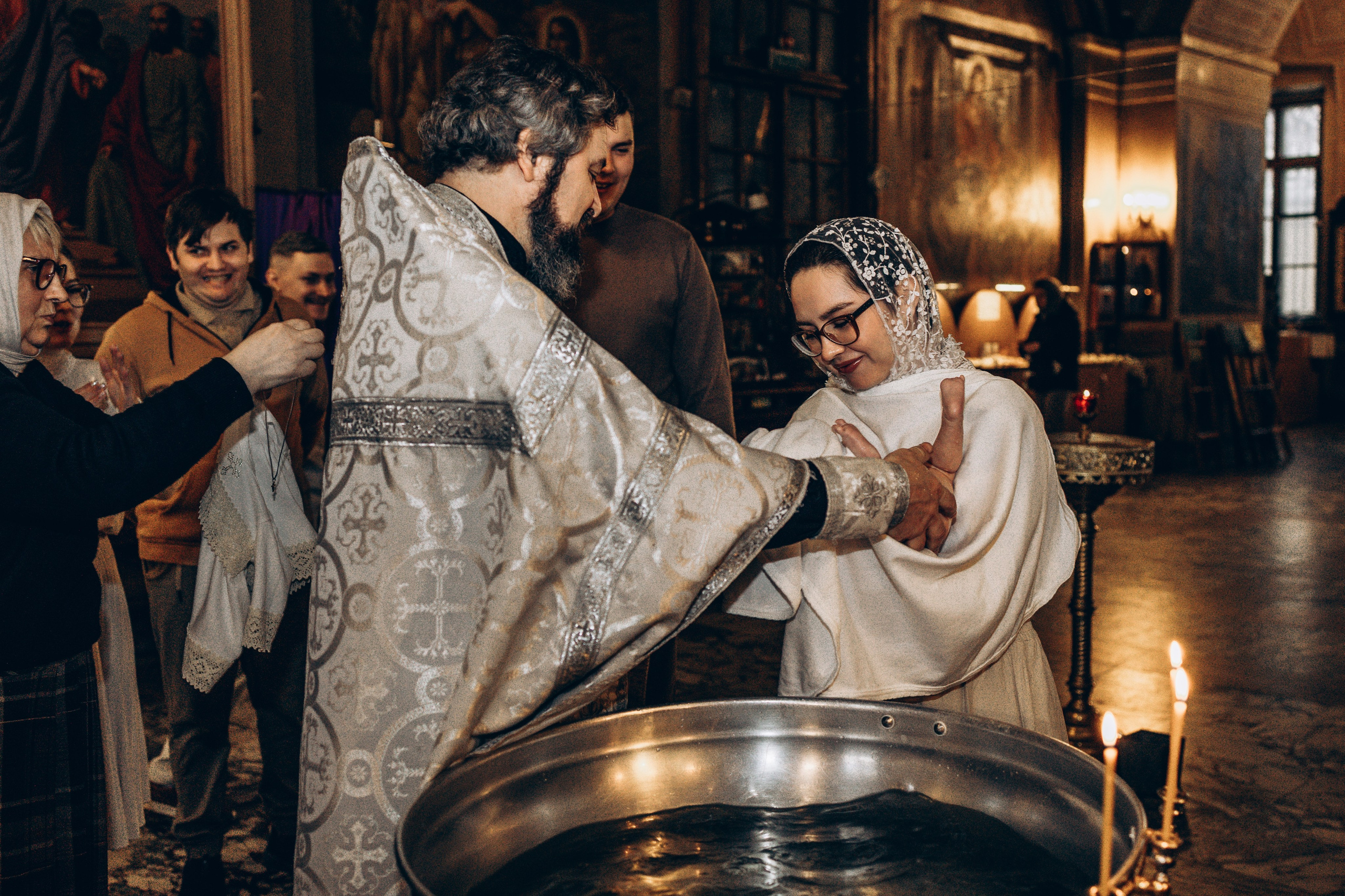 Крещение в Храме Воскресения Словущего в Даниловской Слободе. Главная