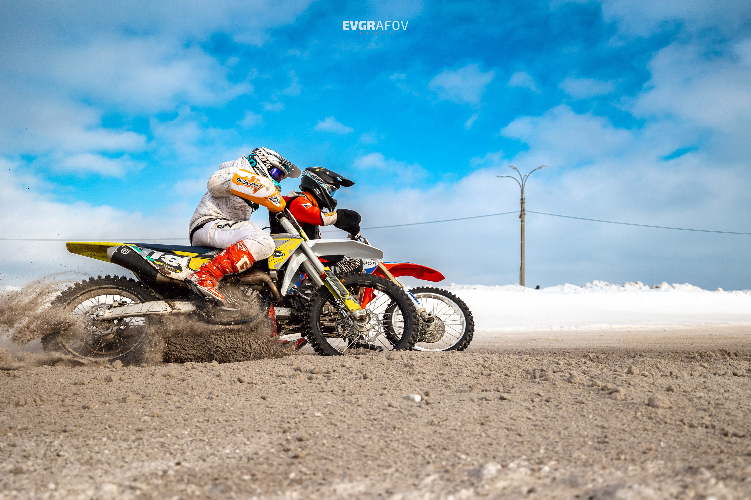 Открытый кубок Республики Татарстан по мотокроссу 3 этап. 4 февраля 2024 г. Фотограф Евграфов Александр