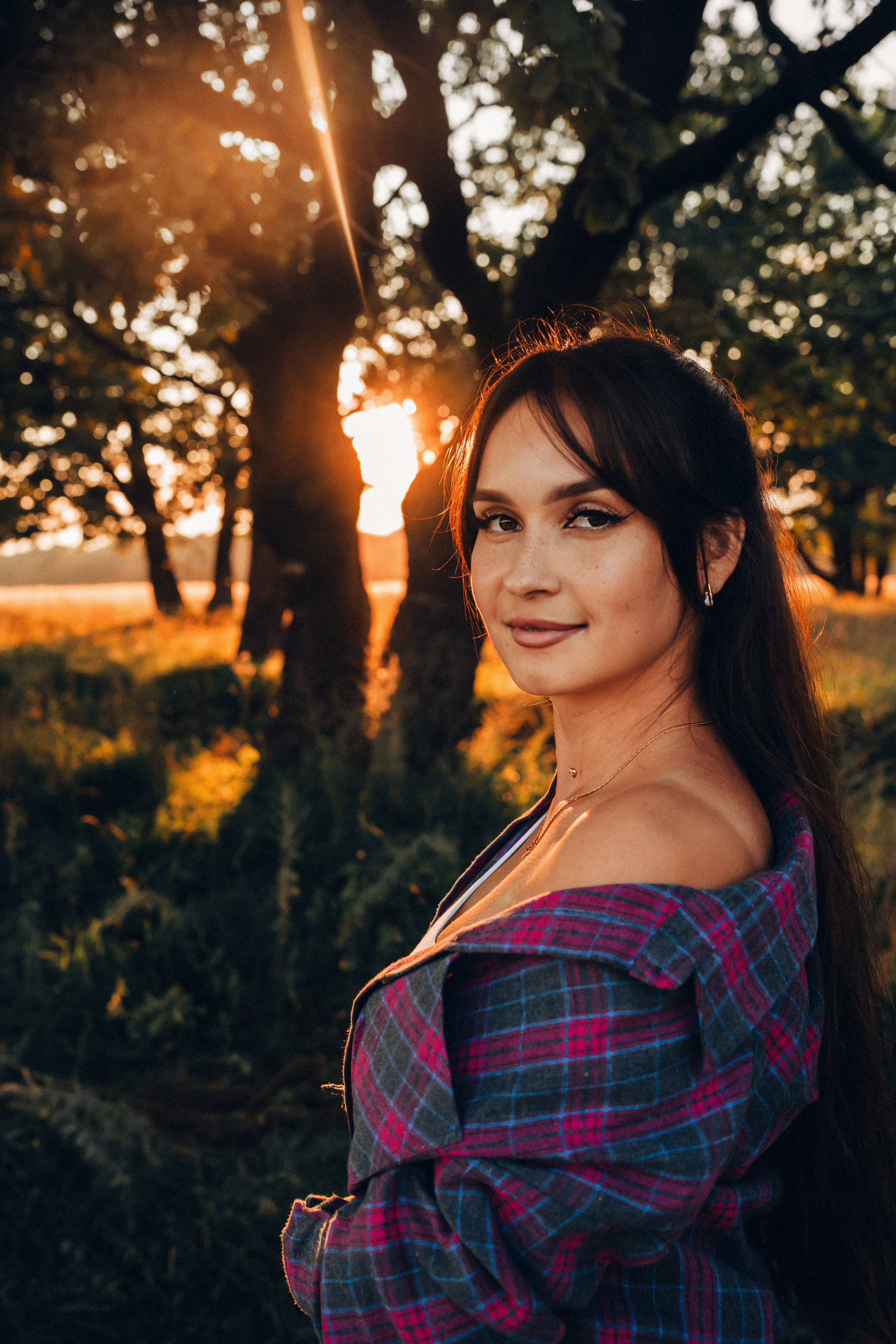 Семейная съемка на закате