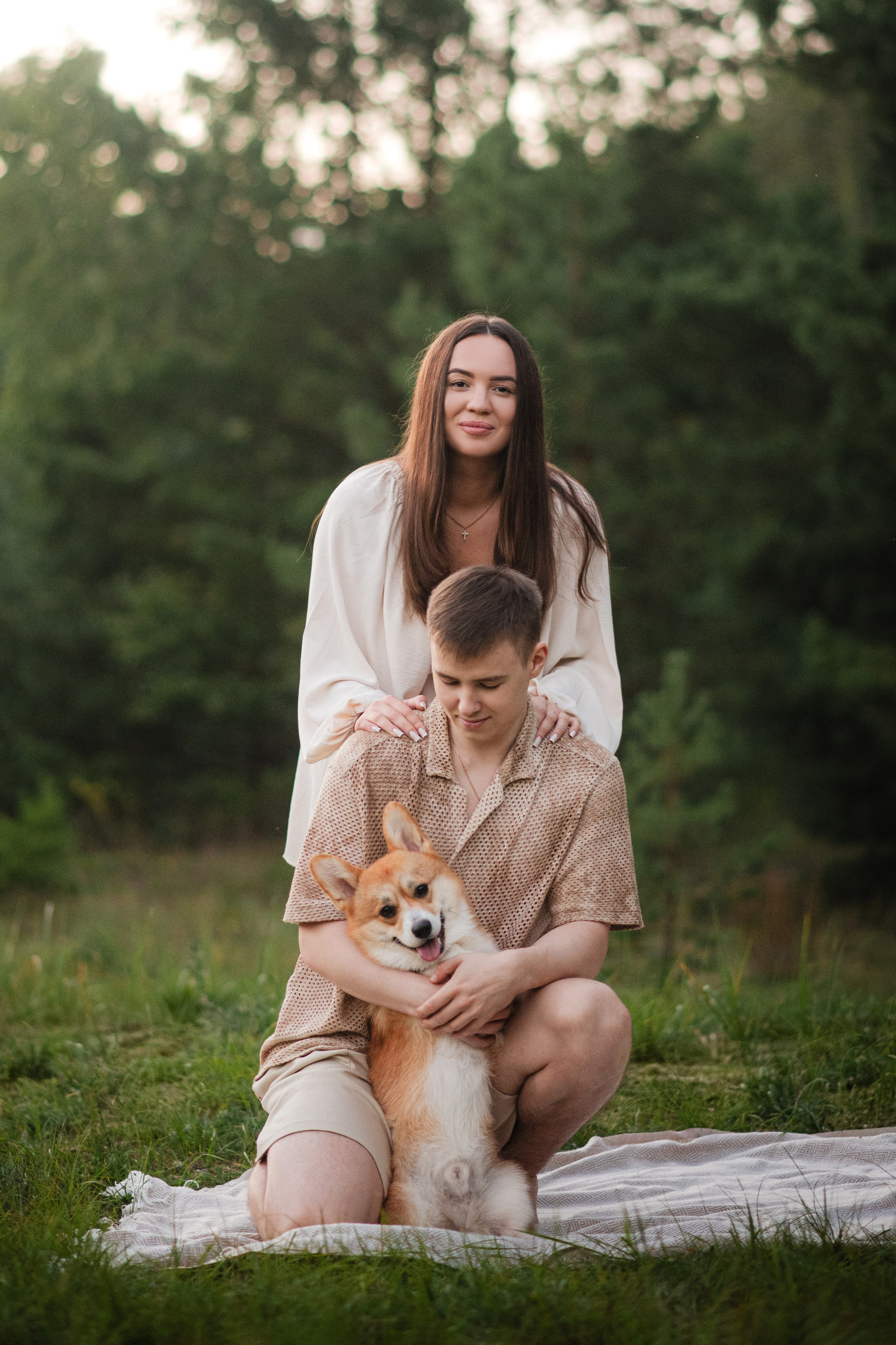 Саша, Оксана и Барни — 25.08.2024. Фотограф — Анималист | Анна Абрамова