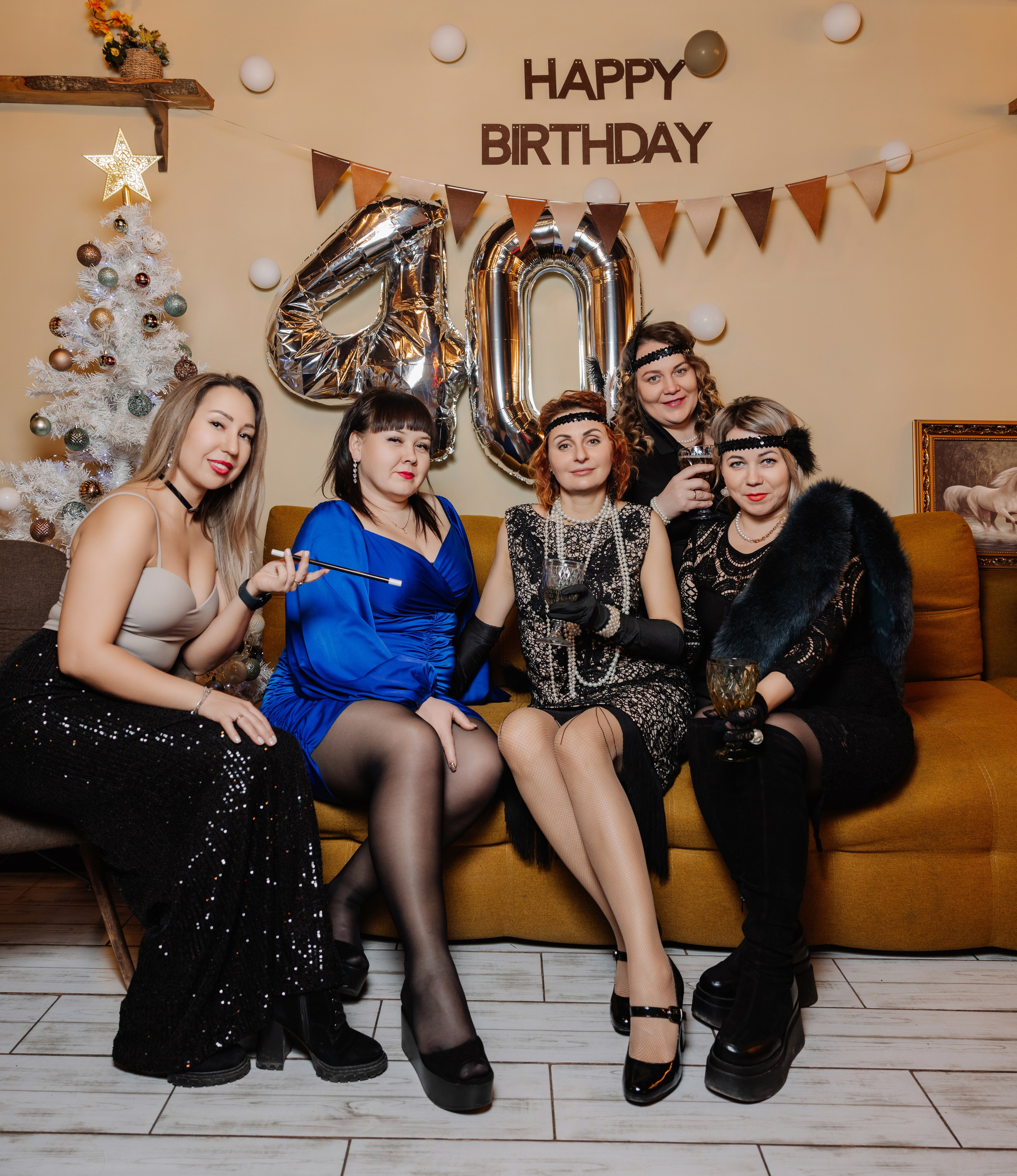 День рождение Ольги в стиле Гэтсби. Фотограф в Красноярске Евдокимова Анастасия