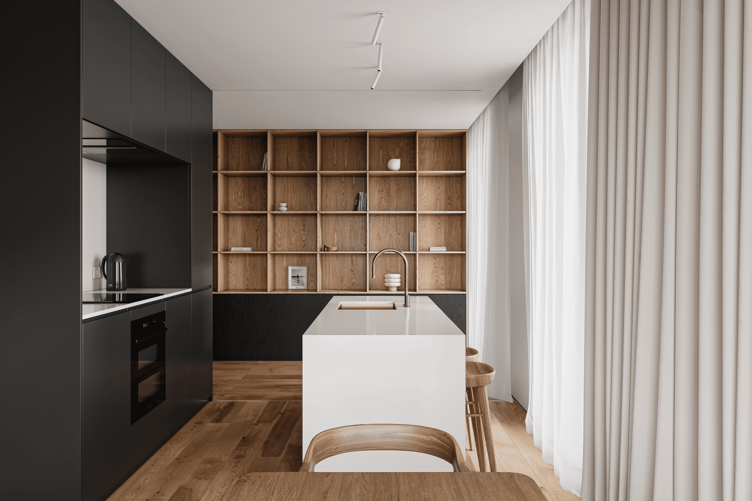 Project 04 · Kitchen Space. Navet3D — визуализация пространства и света