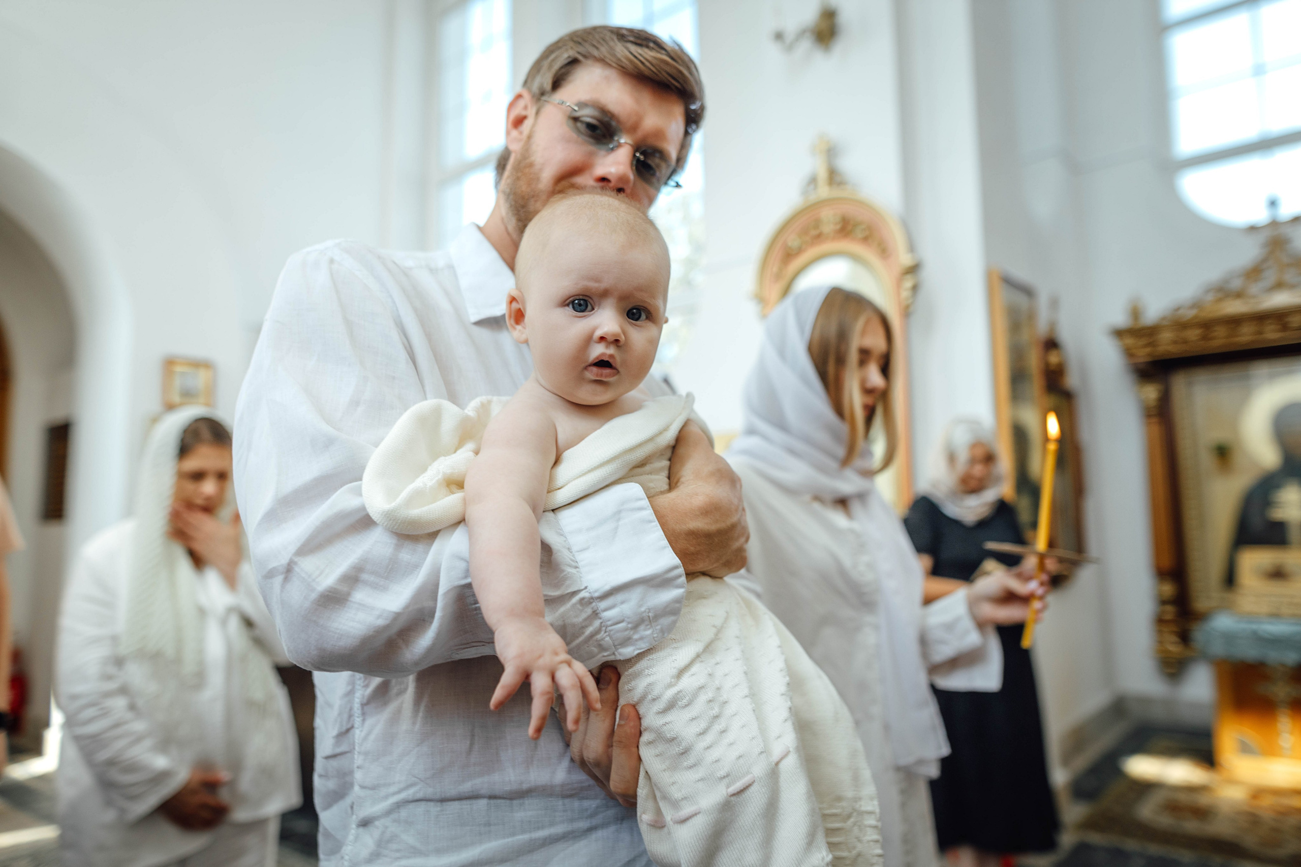 Крещение Мишель, гп. Ивенец, храм Ефросинии Полоцкой, август 2025