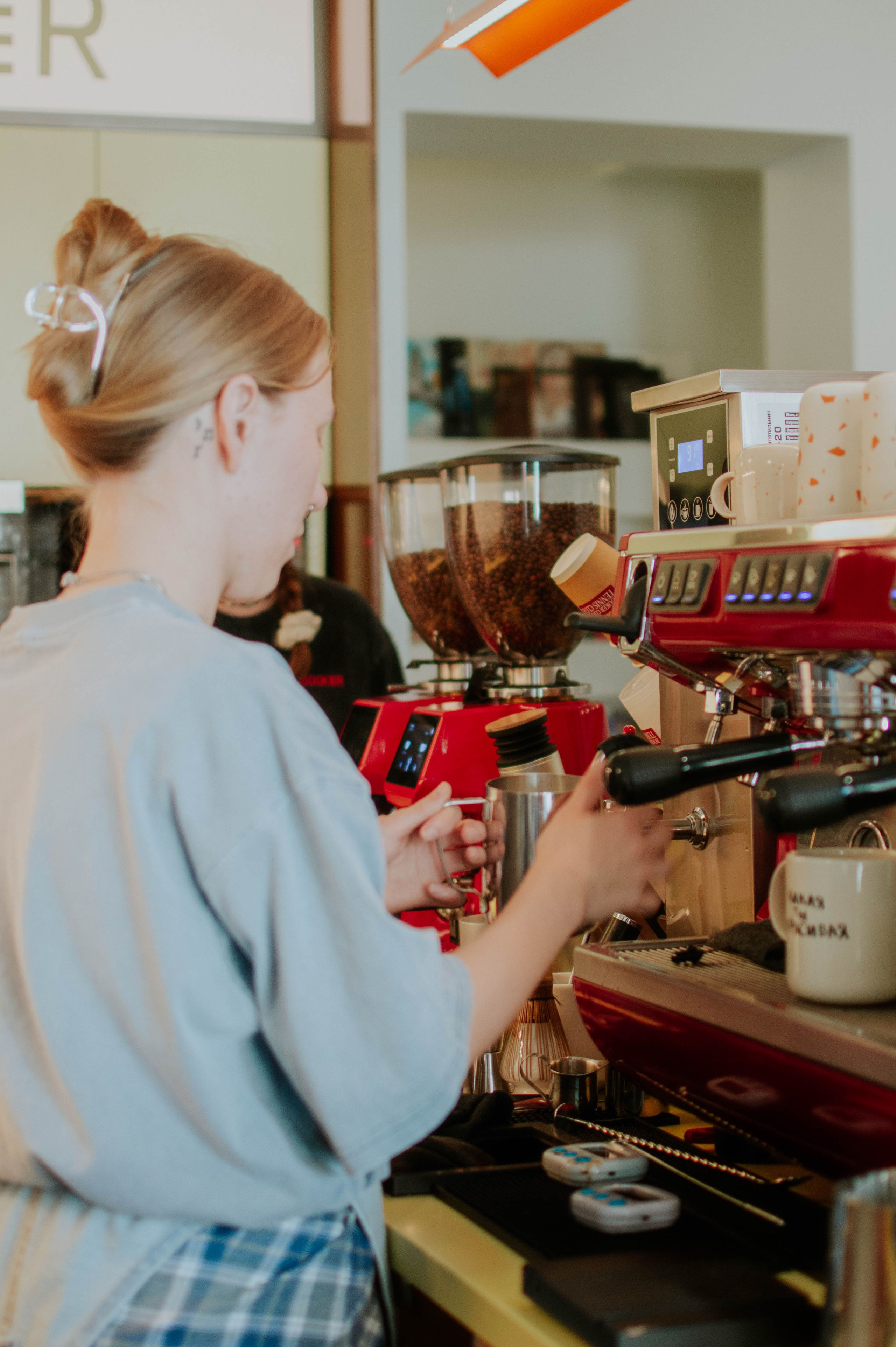 Команда кофейни Booker. Фотограф Анастасия Лощакова в Москве