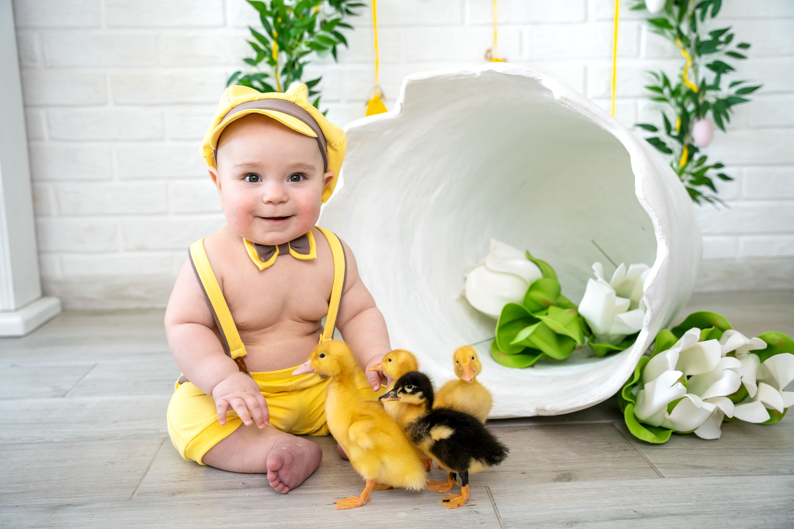 ПРОЕКТ «ПАСХАЛЬНЫЙ» С УТЯТАМИ. Фотограф в Ялте Инна Найден. Детский и семейный фотограф