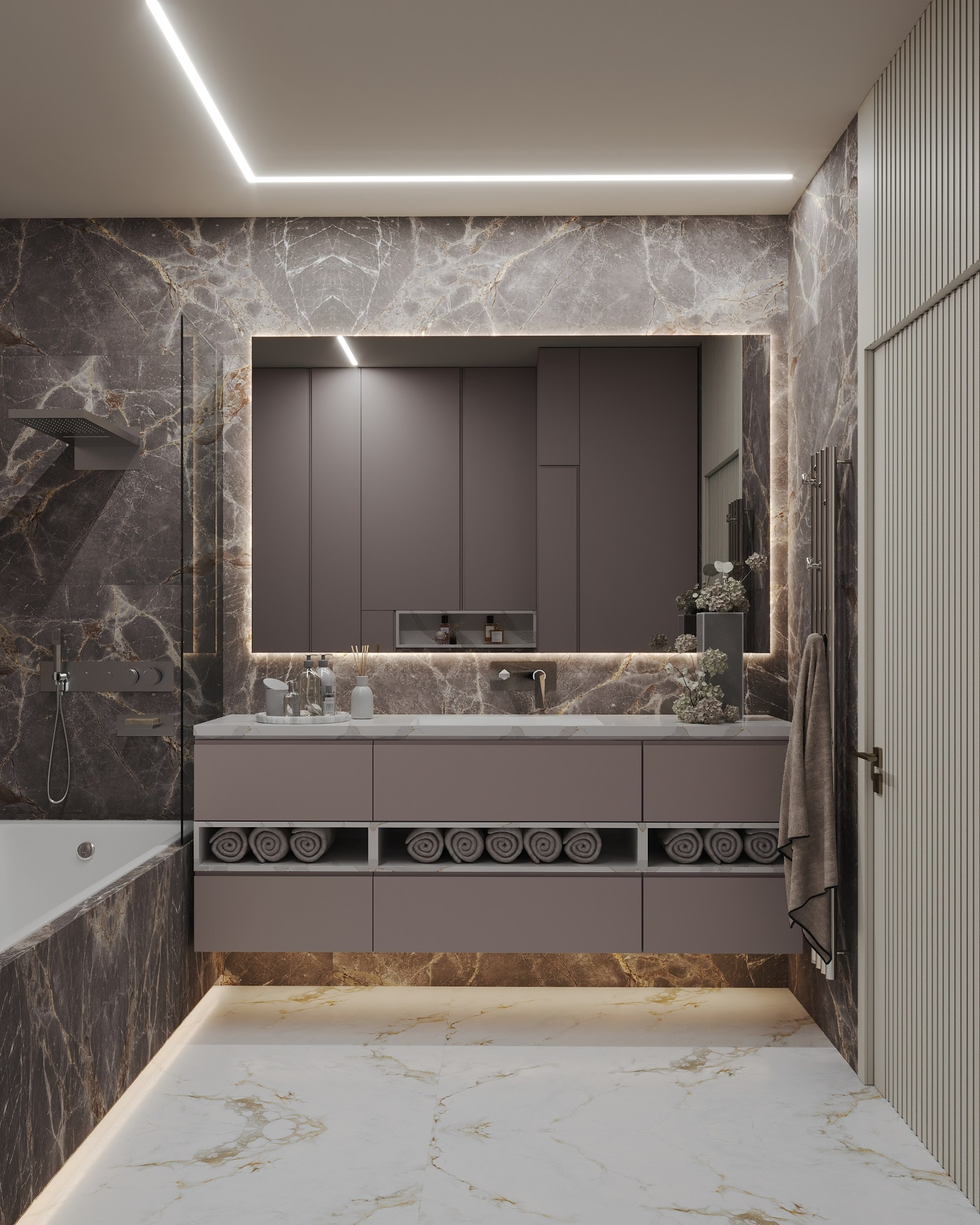 4-х комнатная квартира в Москве. Интерьерный 3Д Визуализатор Маргарита Оберемко