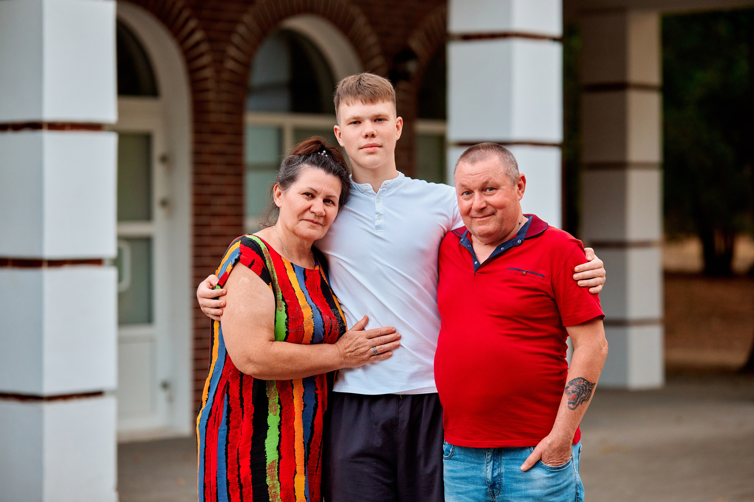 Семейная фотосессия с внуками в парке. Фотограф Таганрог Анна Трайжон