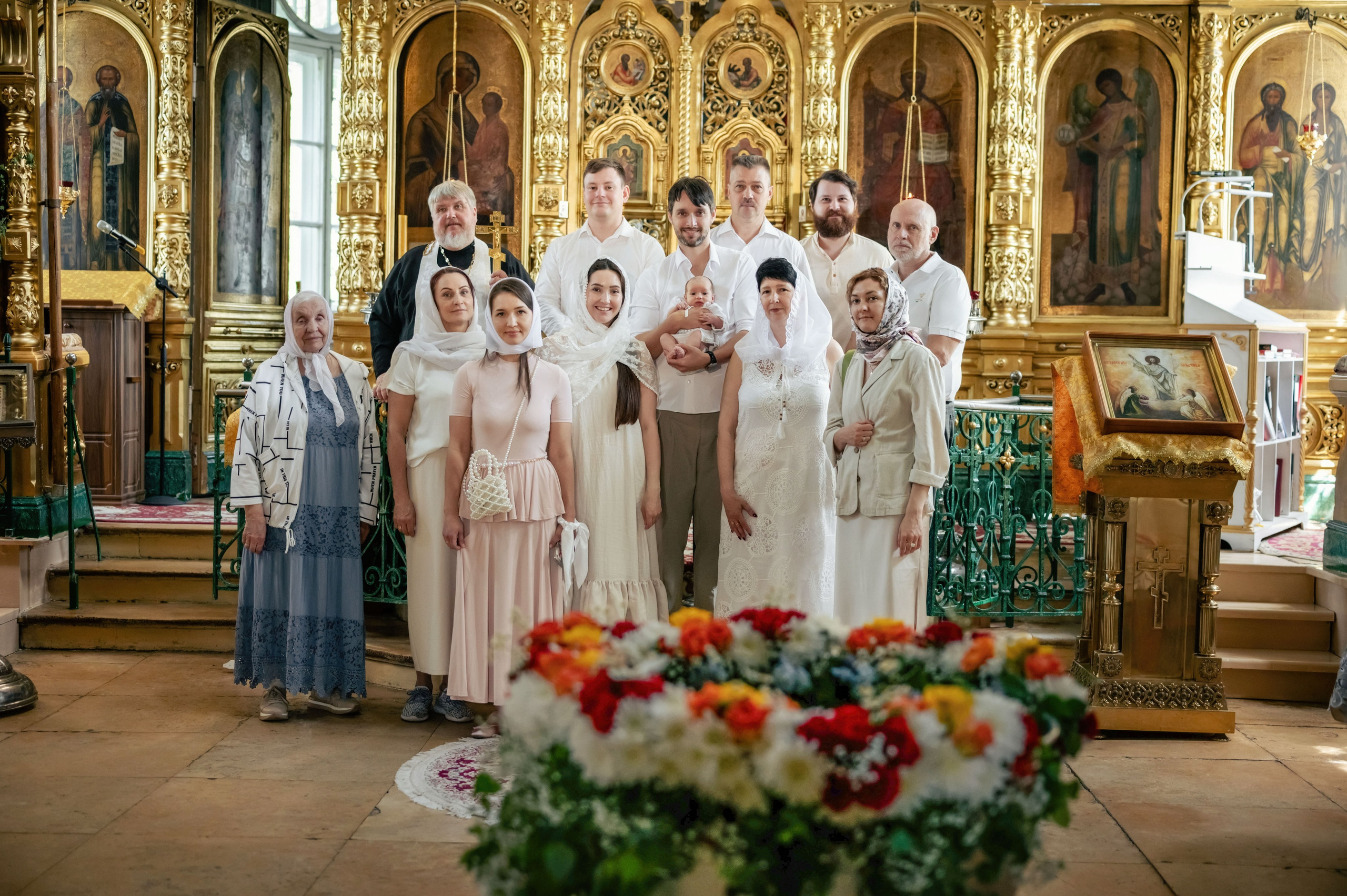 Крещение Леонида Георгиевский храм с Ванилово. Семейный фотограф в г. Воскресенск Наталия Молева