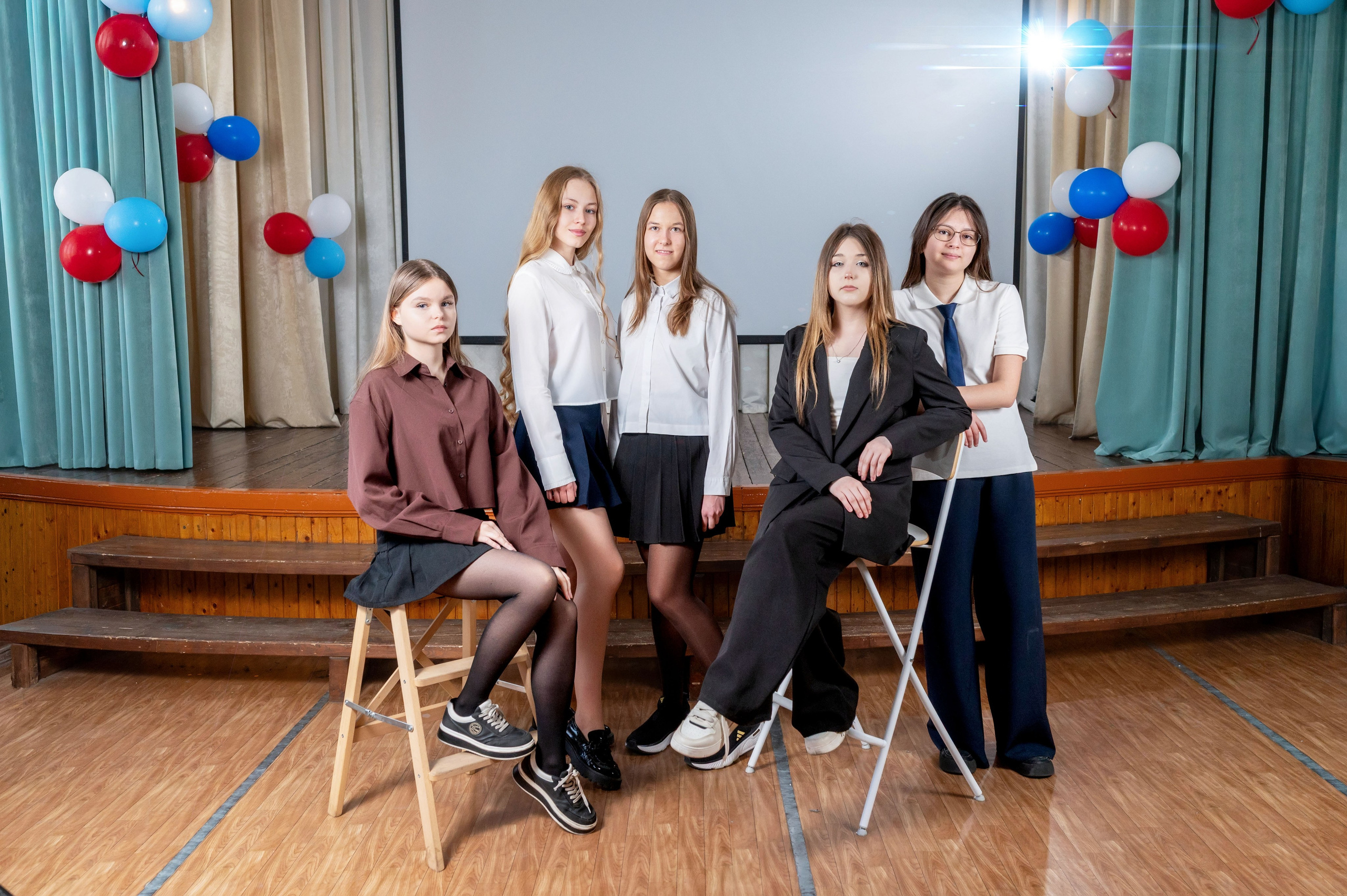 9 класс в школе. Семейный фотограф в г. Воскресенск Наталия Молева