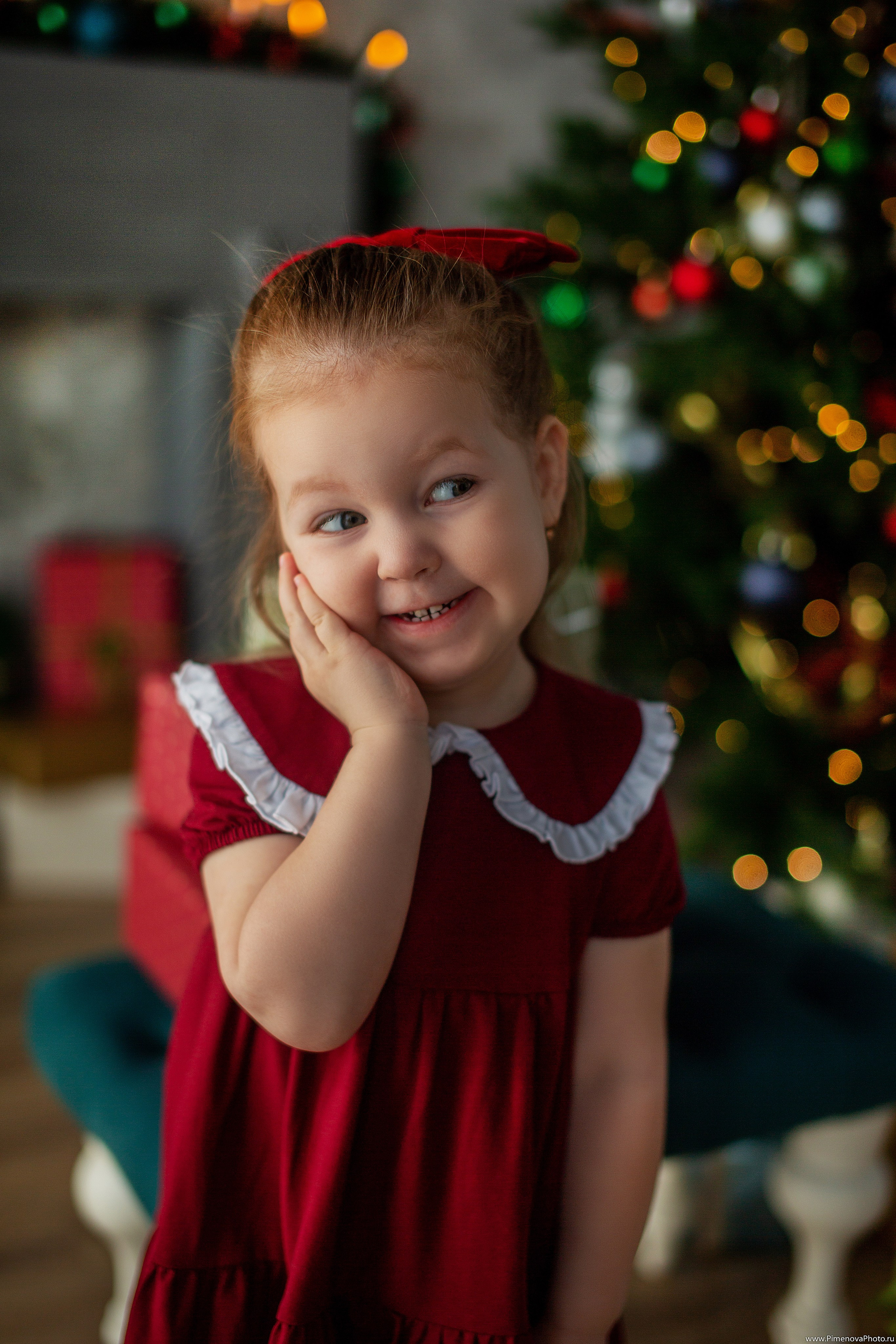 Новогодняя сказка Есении, 2024. Семейный и детский фотограф в Петрозаводске