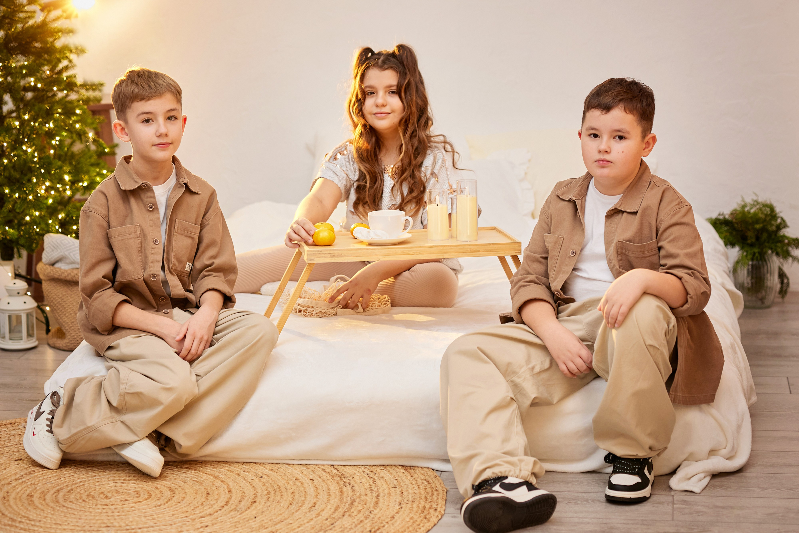 Новогодняя семейная фотосессия. Фотостудия Рассвет