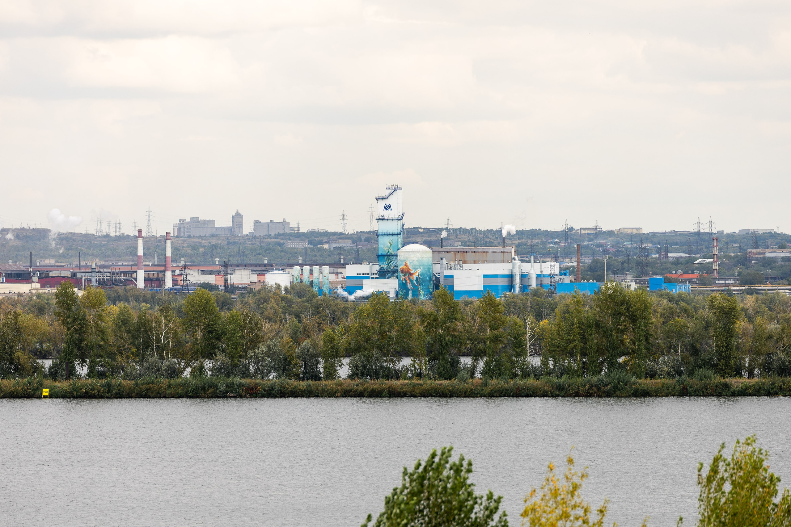 Съемка росписи на ММК. Фотограф Родион Нарудинов