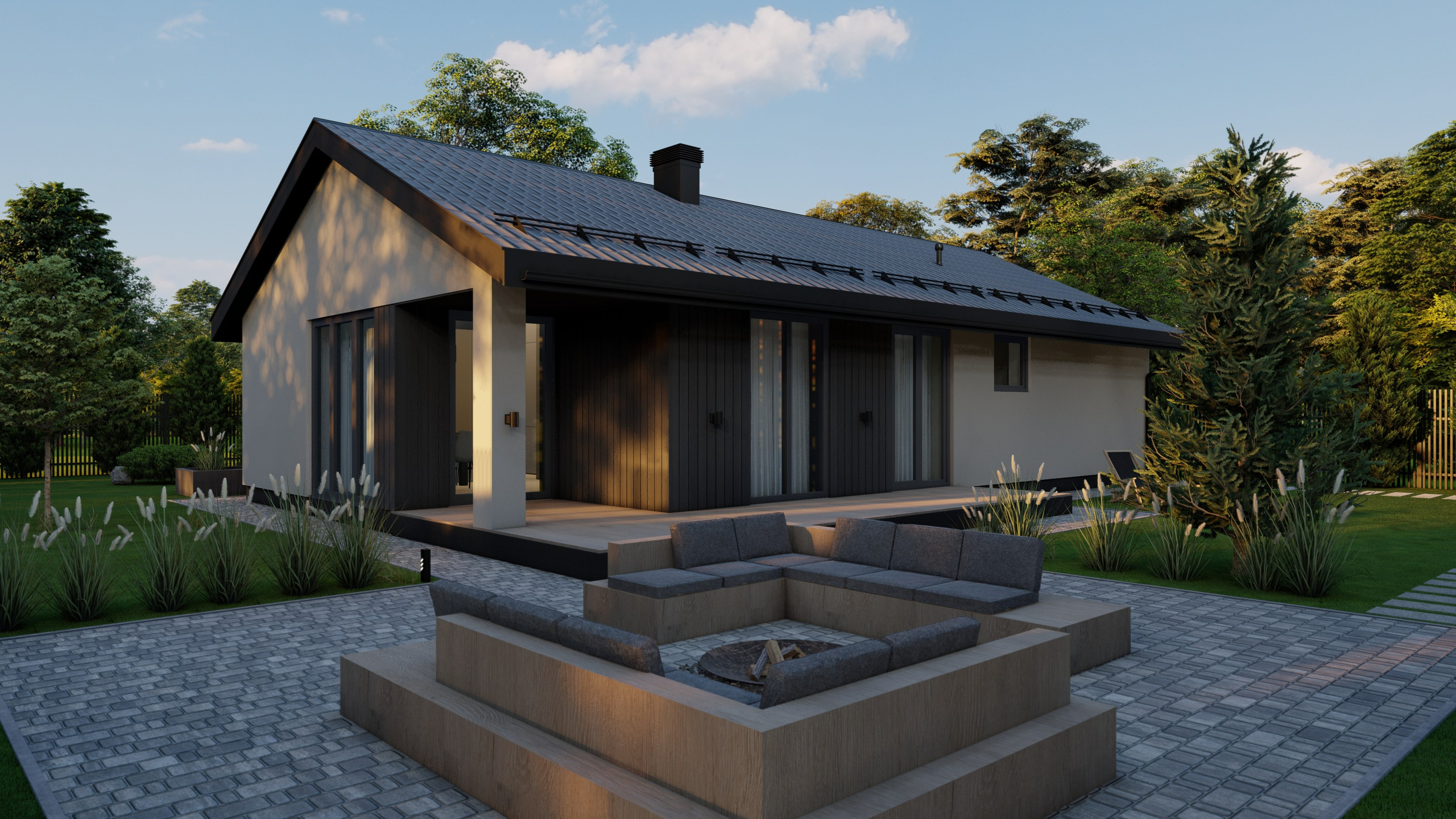 Архитектор-ГАП Елена Панова | Проект дома типа микея 100 м2. РАЦИОНАЛЬНЫЕ ДОМА 150-350 м2 В МОСКВЕ И МО