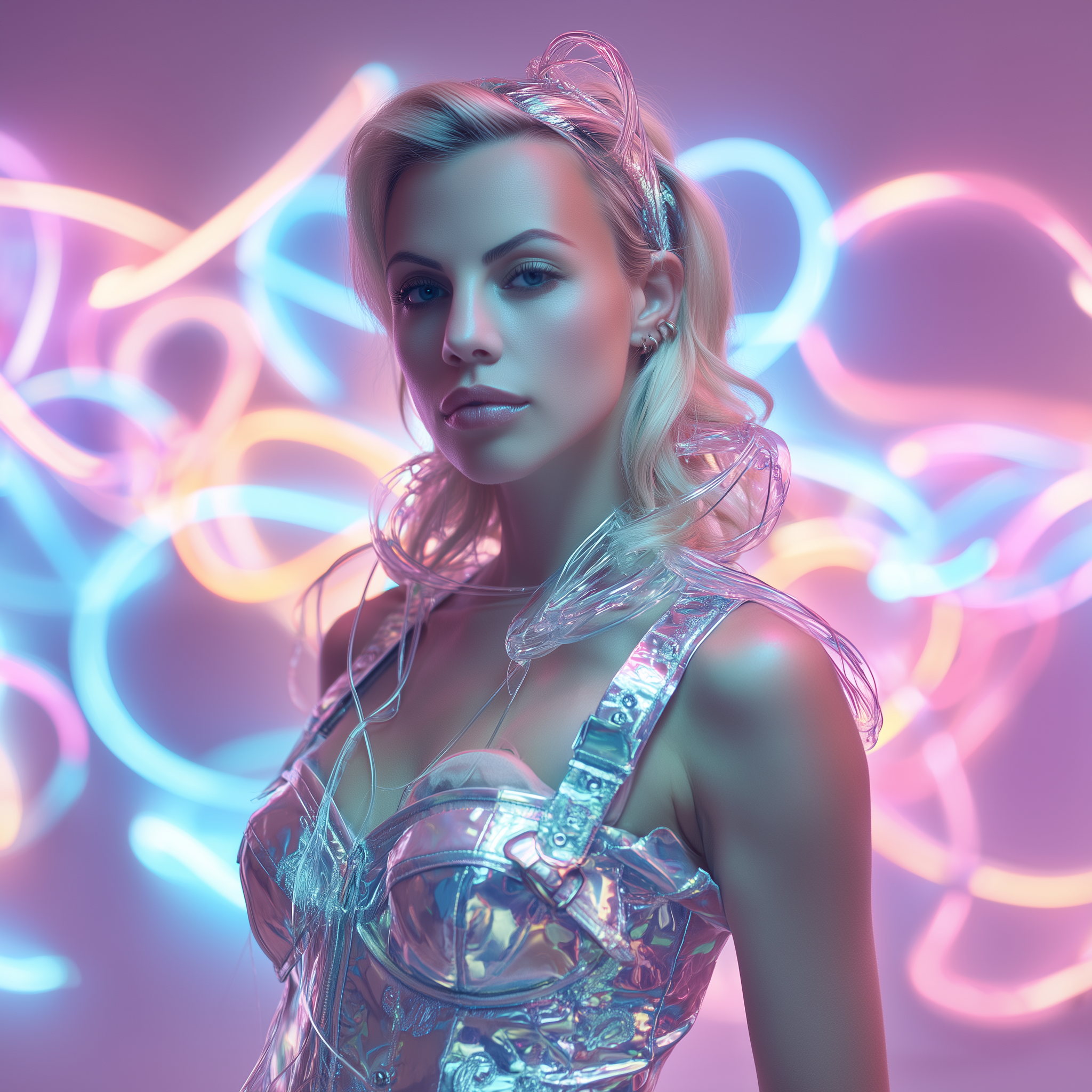 Смелые образы. AI-фотограф — Ольга Герман. Нейрофотосессии, уникальные цифровые портреты и образы будущего