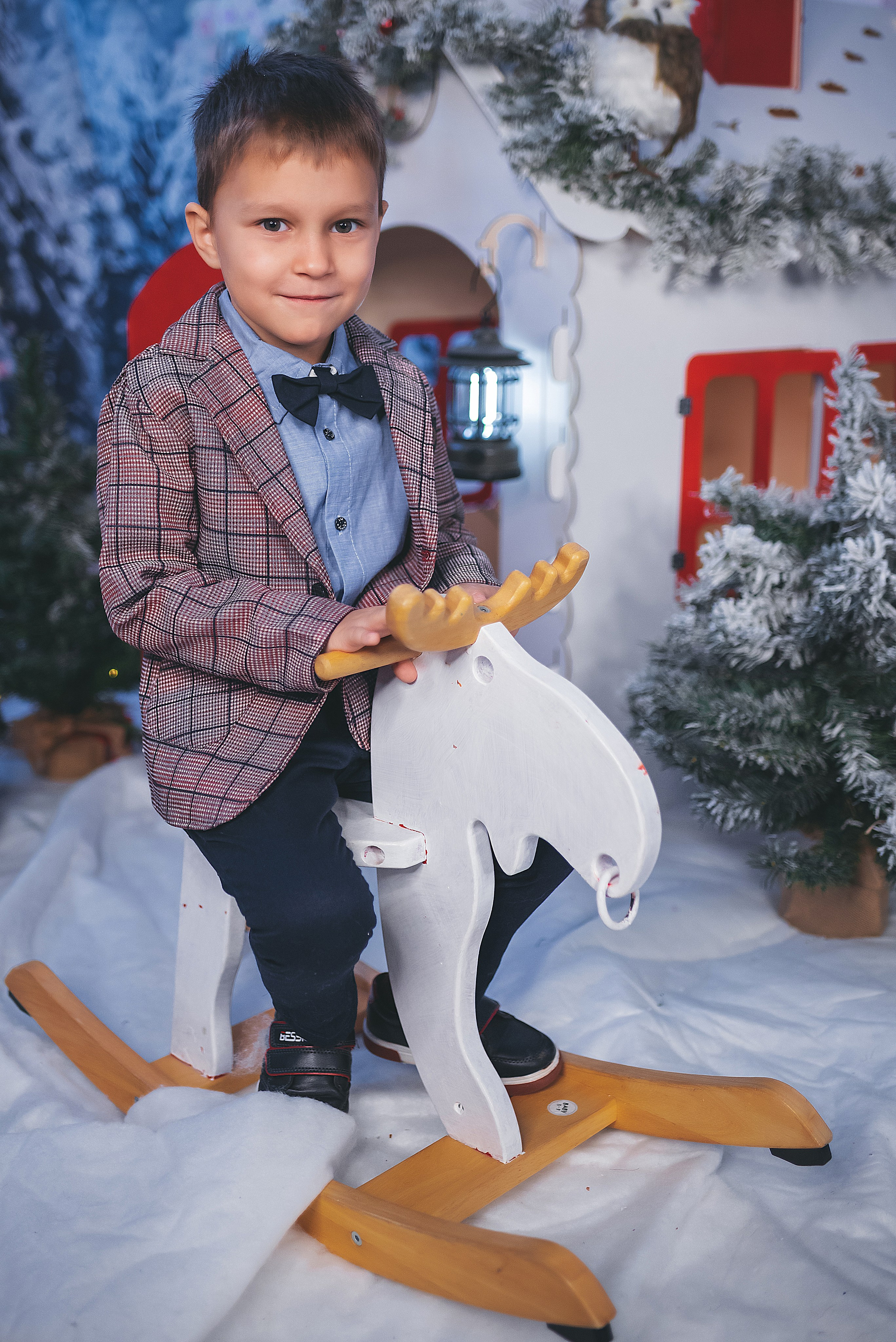 Проект «Новогодний домик». Семейный и детский фотограф в Тейково