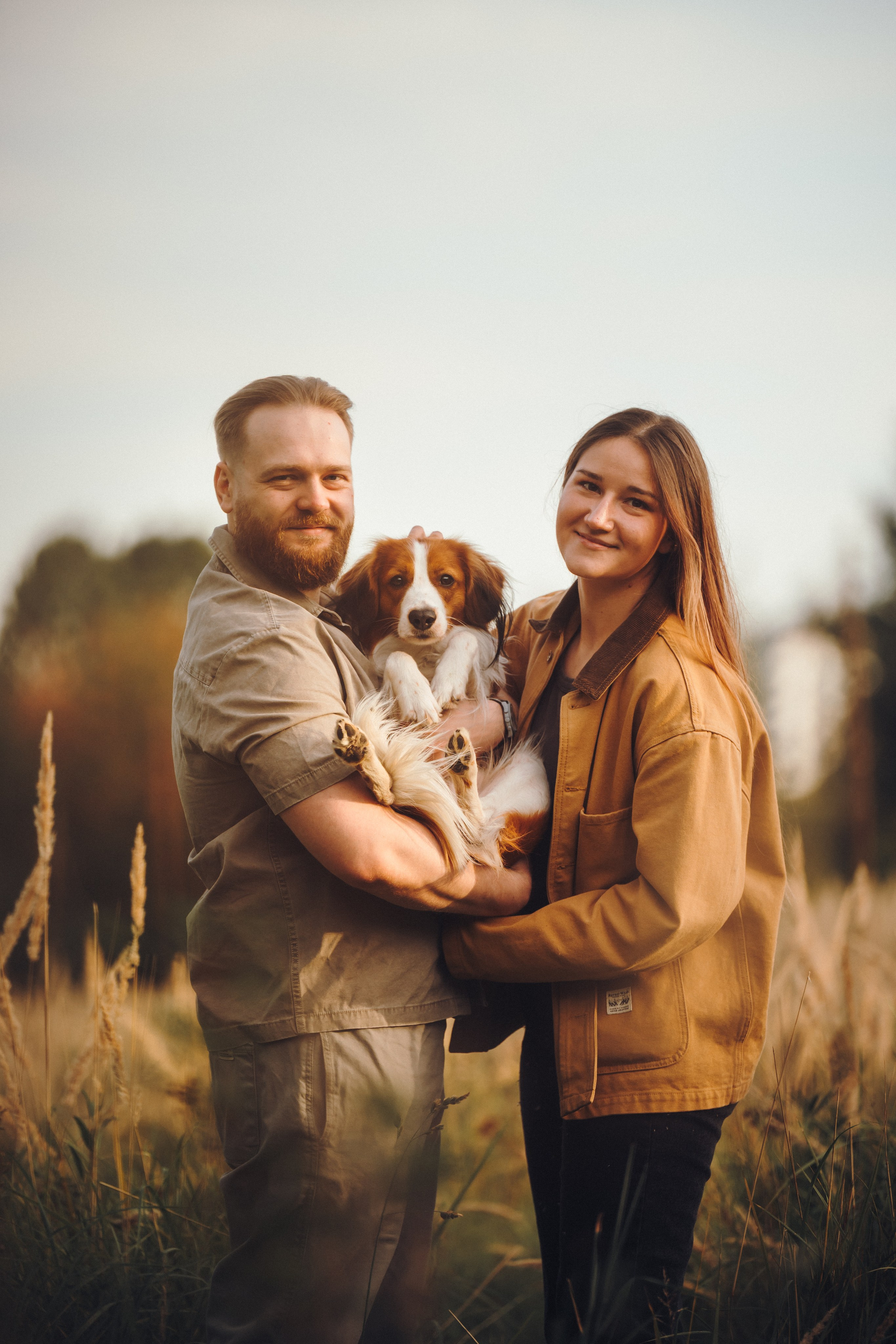 Семейная фотосессия с питомцем. Семейный фотограф анималист Ананьева Мария — Москва