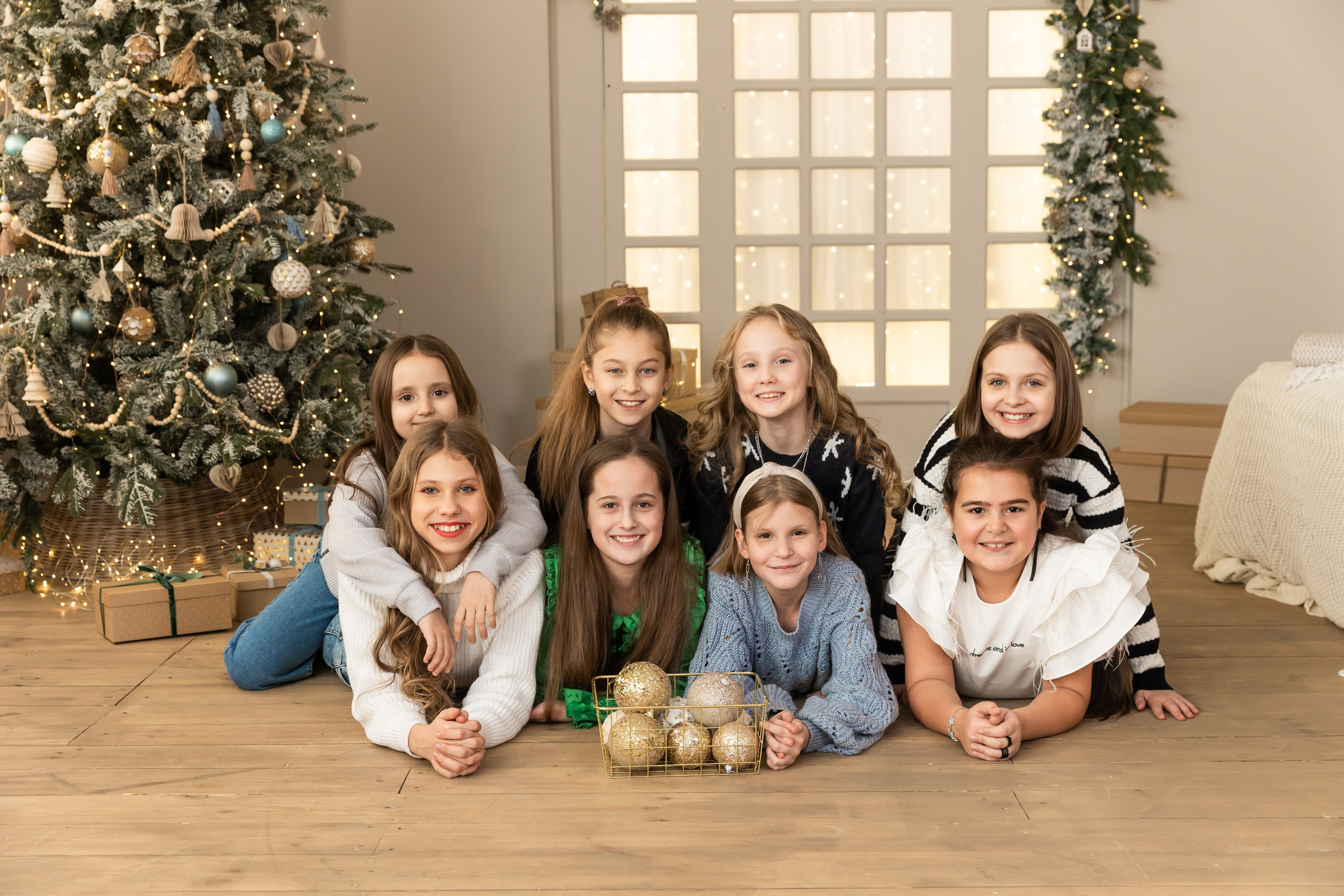 Новогодняя фотосессия в студии 4 класс. Семейный, детский, школьный фотограф в Благовещенске Яна Белоусова