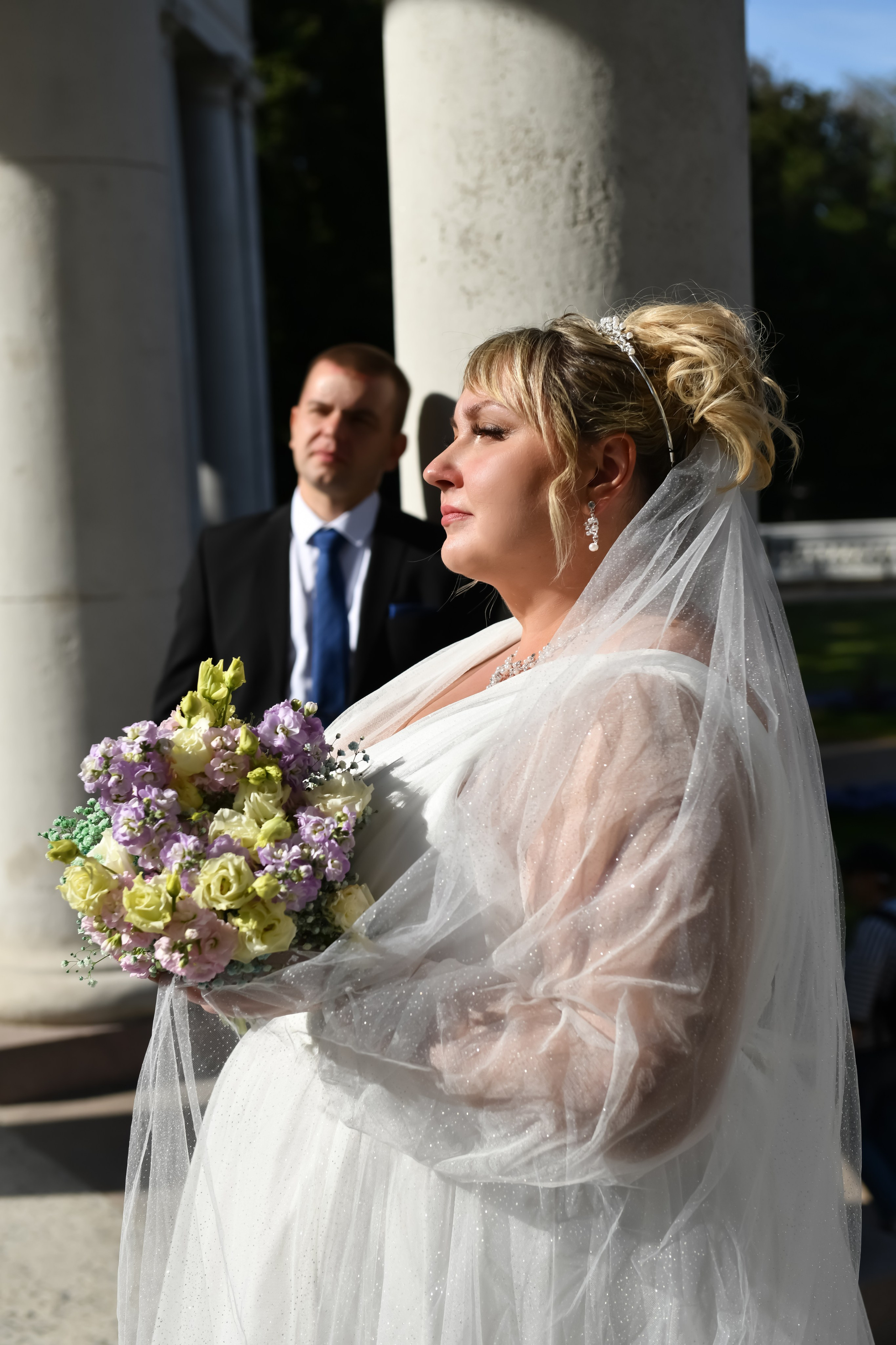 Анастасия и Максим. Регистрация и прогулка в усадьбе Архангельское. Свадебный и портретный фотограф в Москве Галина Борисова