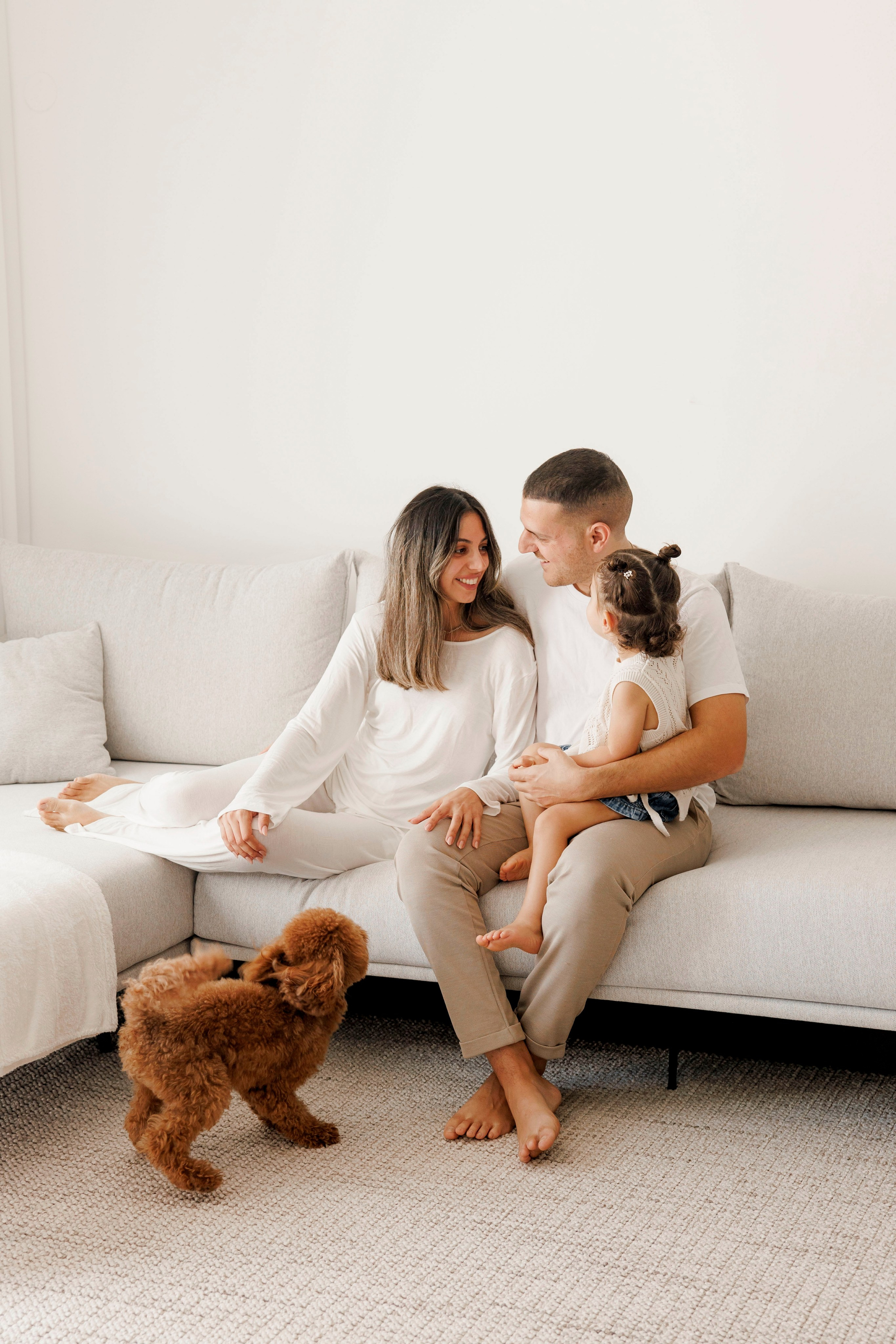 Family photoshoot at home. Главная