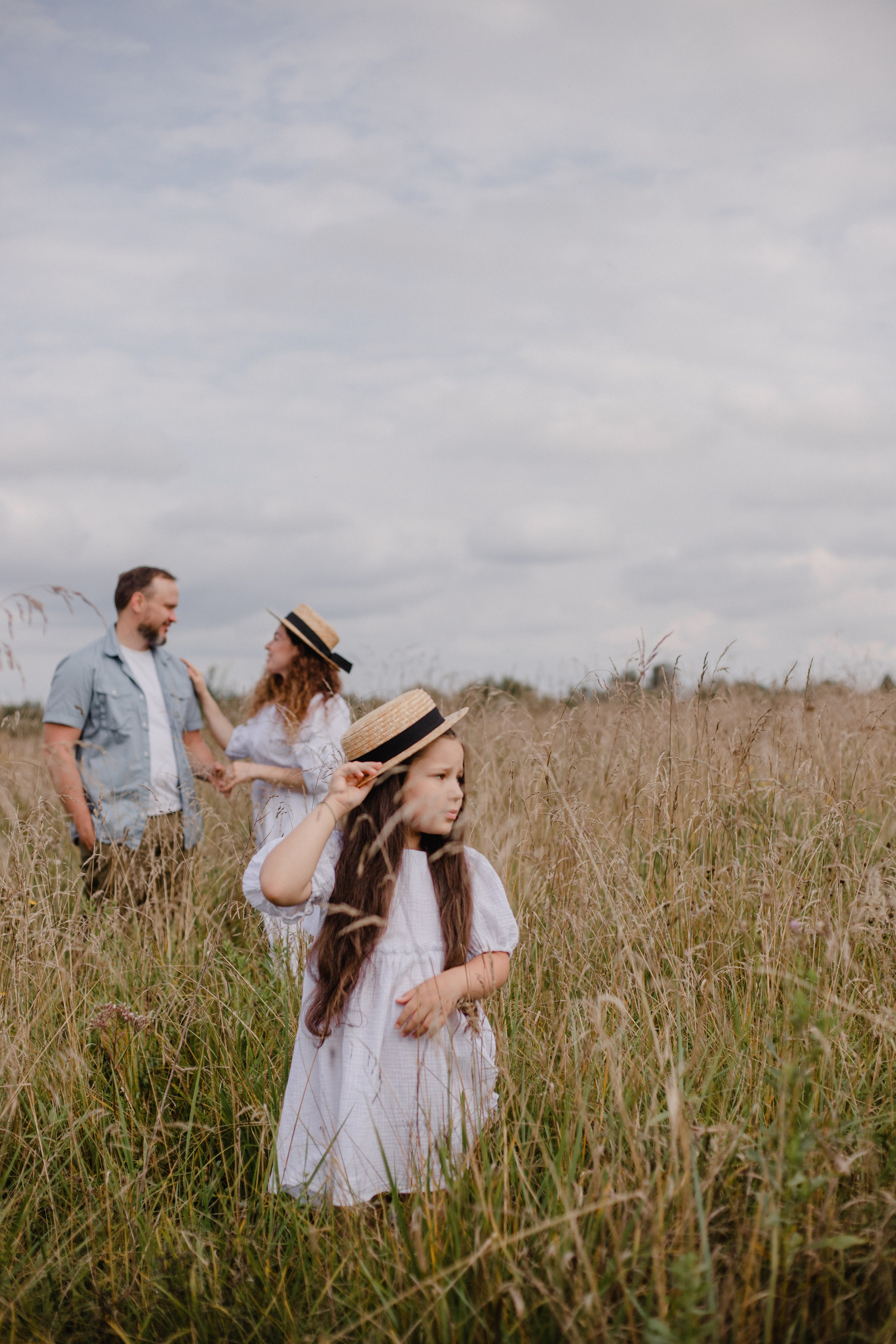 Семейная съёмка в поле