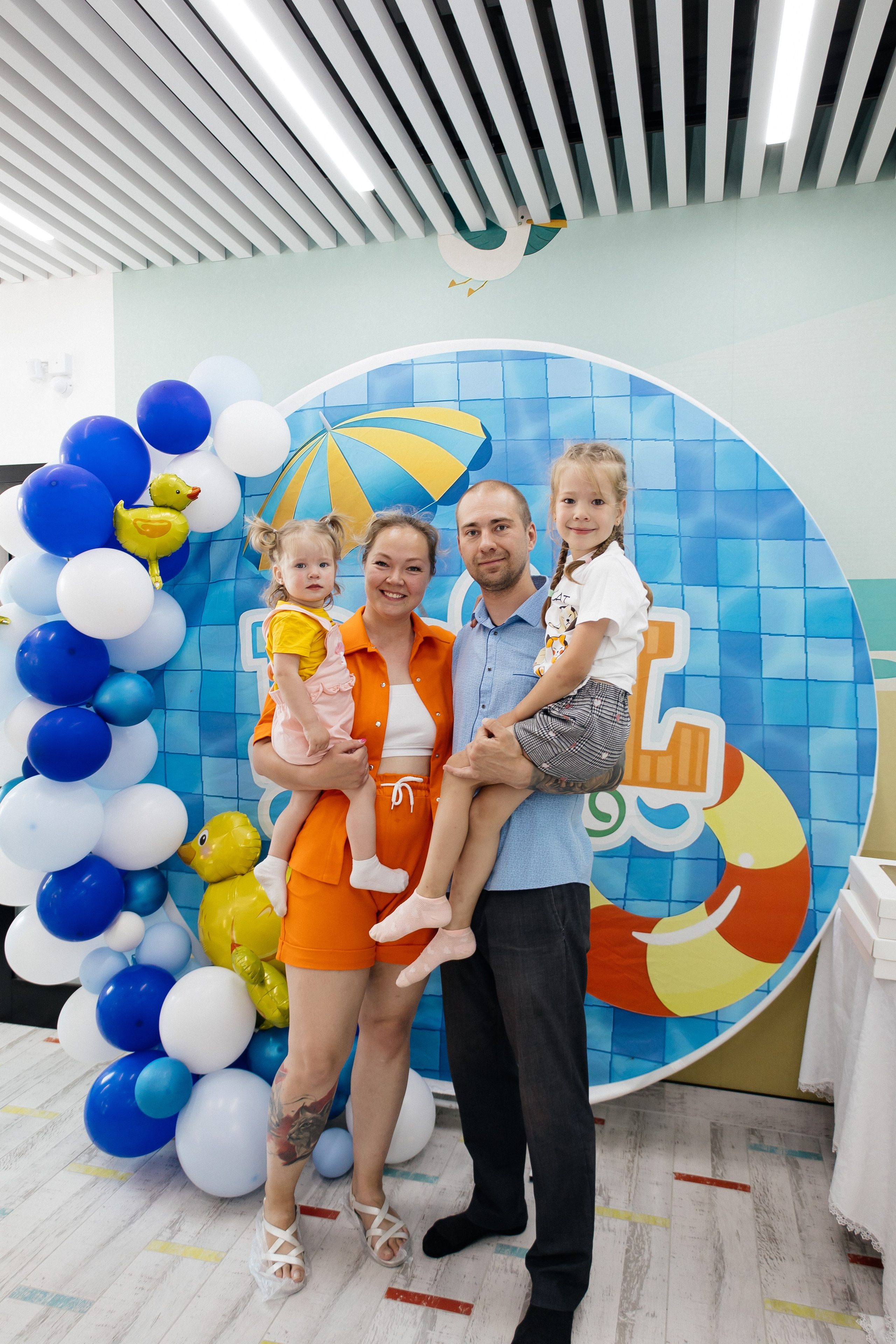 Открытие бассейна. Фотограф в Иркутске