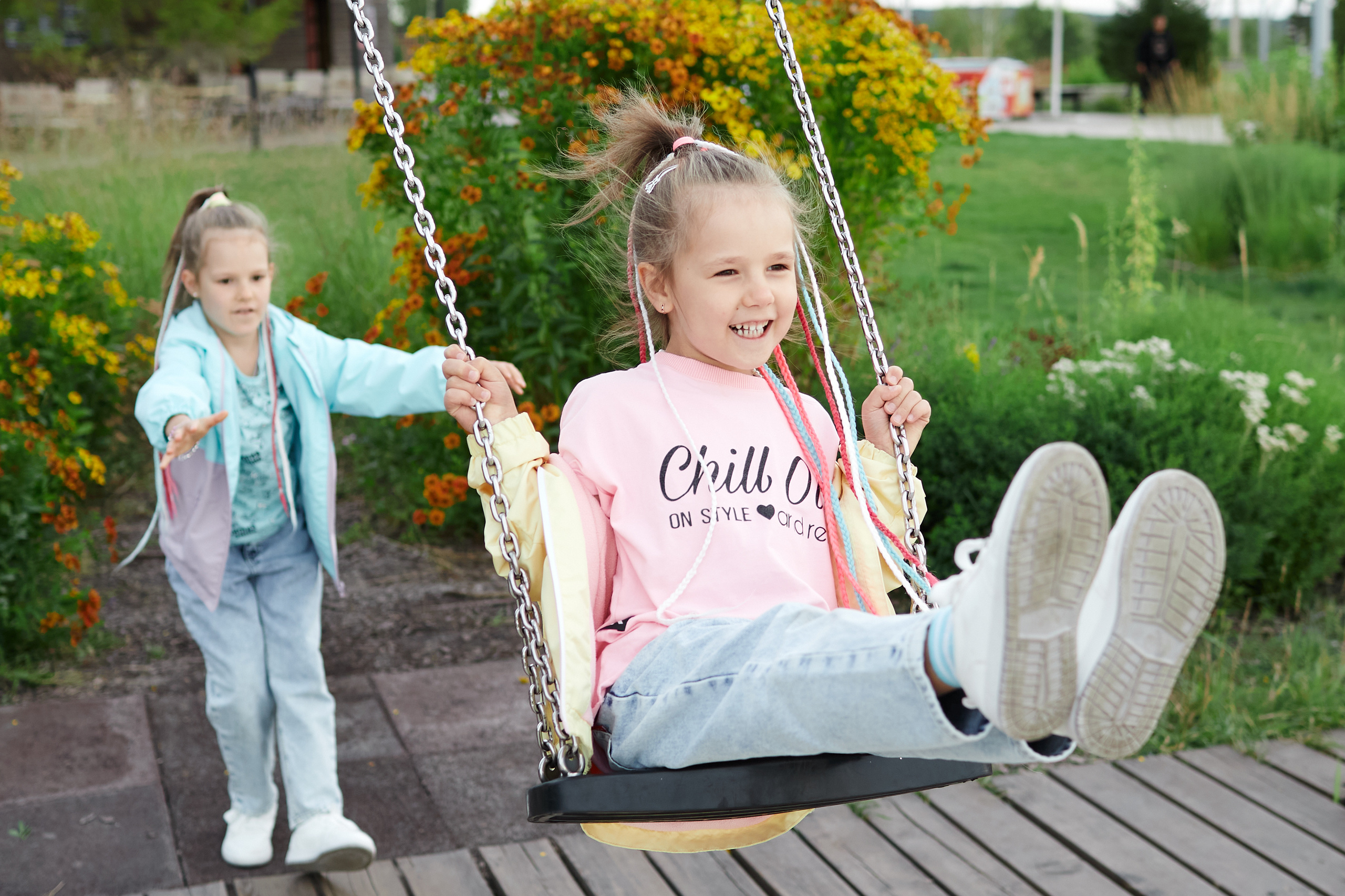 Прогулка на вертолётной площадке. Свадебный и семейный фотограф в Самаре Грибцова Людмила
