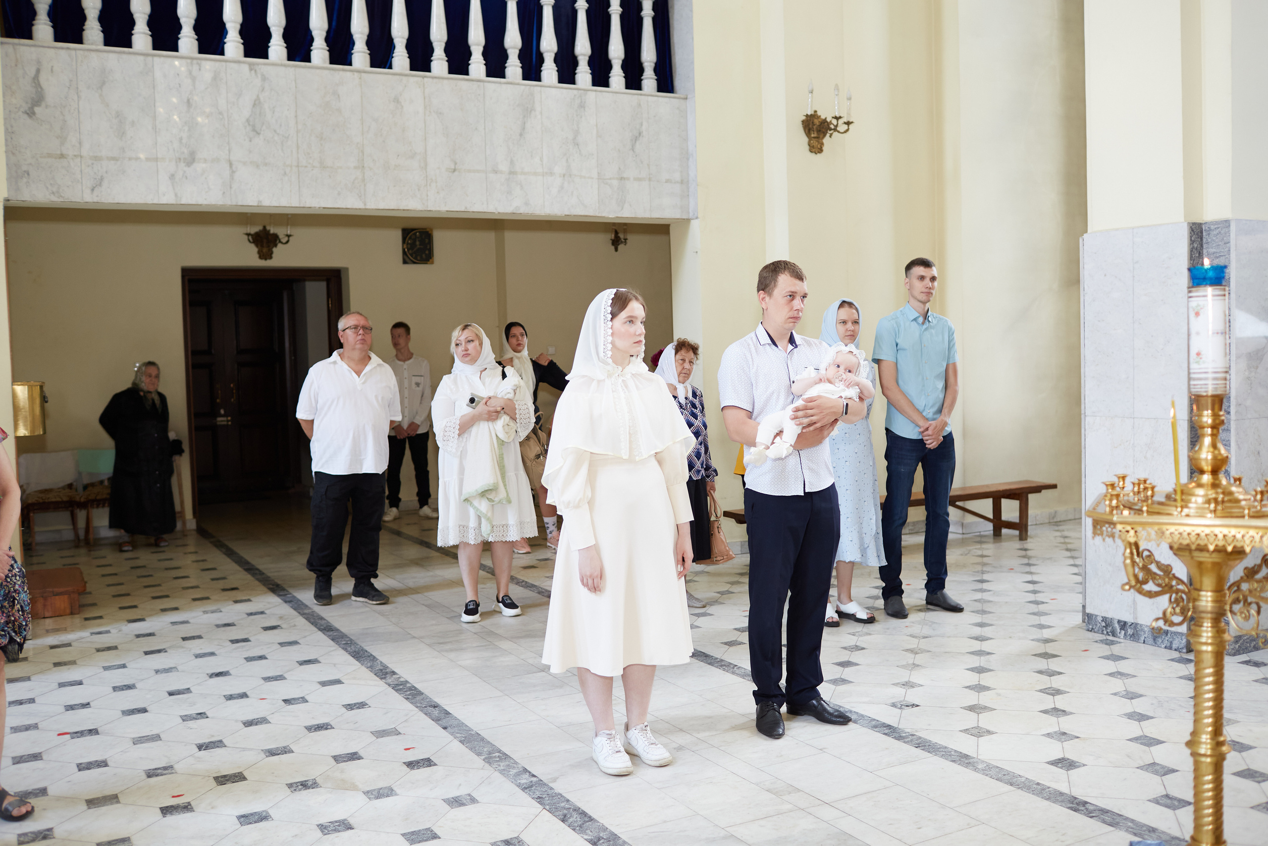 Крещение в Церкви Казанской иконы Божией Матери. Свадебный и семейный фотограф в Самаре Грибцова Людмила