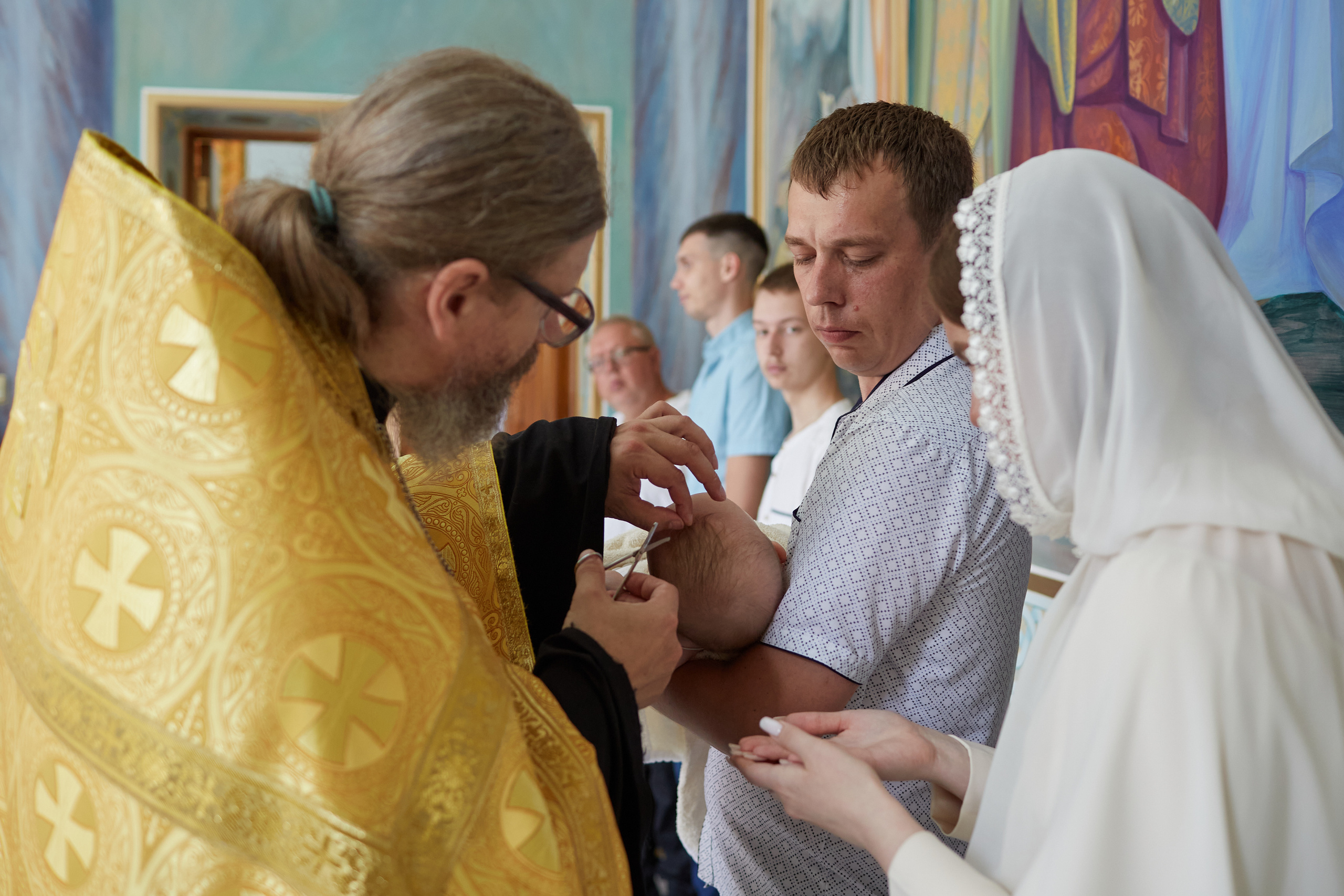 Крещение в Церкви Казанской иконы Божией Матери. Свадебный и семейный фотограф в Самаре Грибцова Людмила