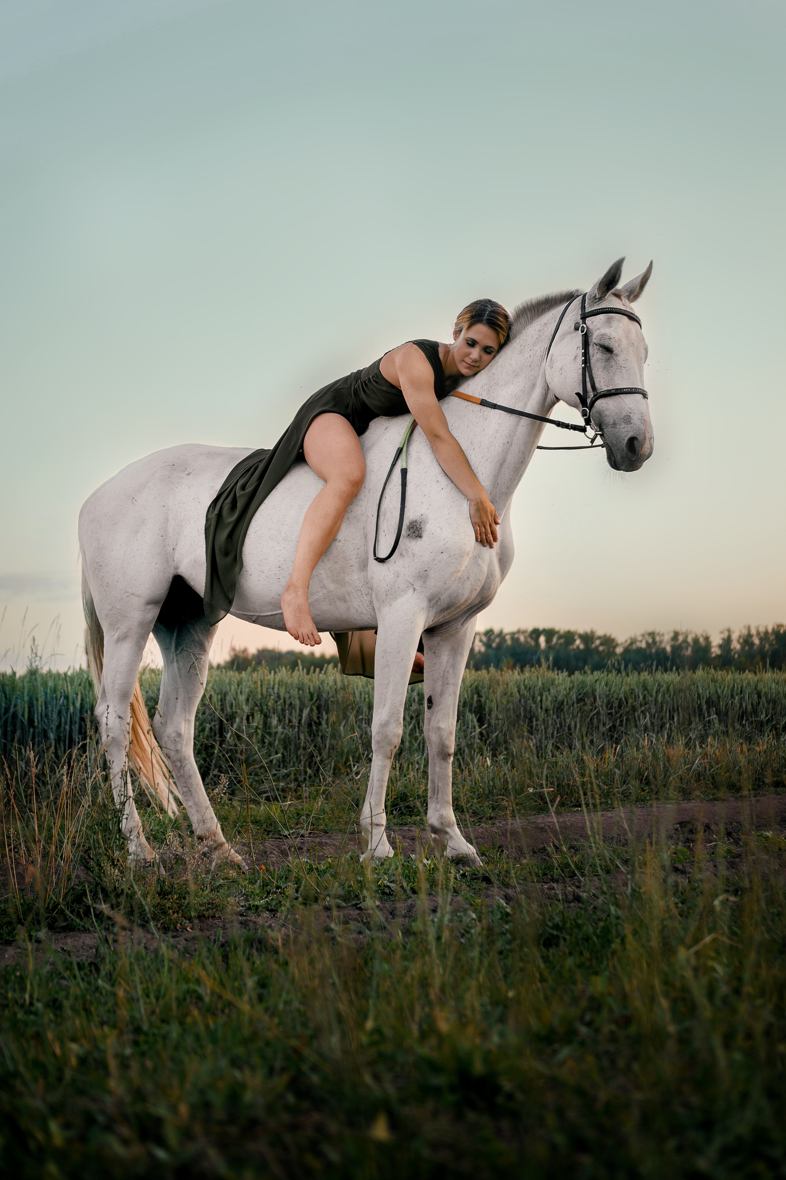С лошадьми. Семейный и портретный фотограф в Новомосковске и Узловой Михеева Татьяна