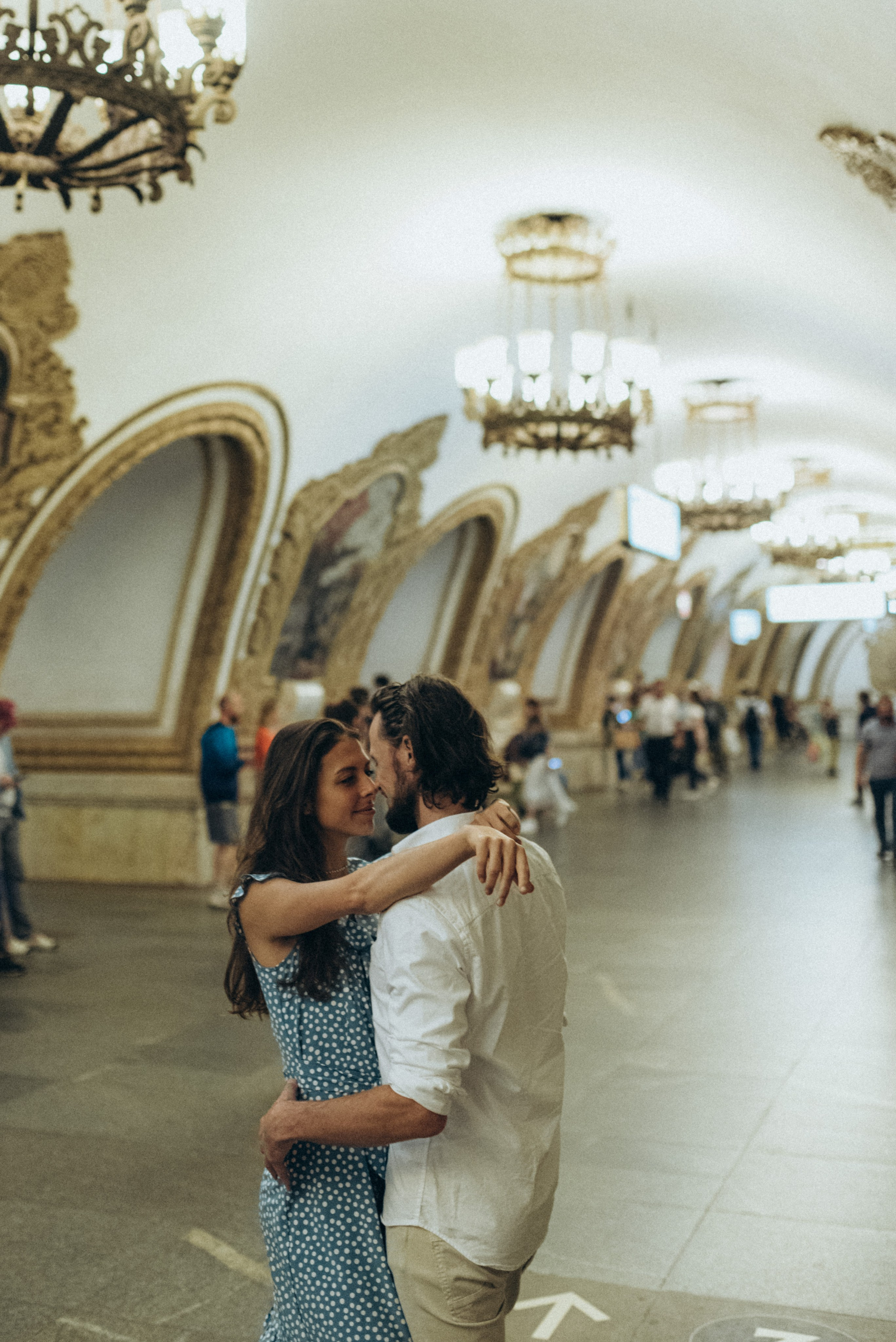 Lovestory в метро. Семейный фотограф в Москве Екатерина Север