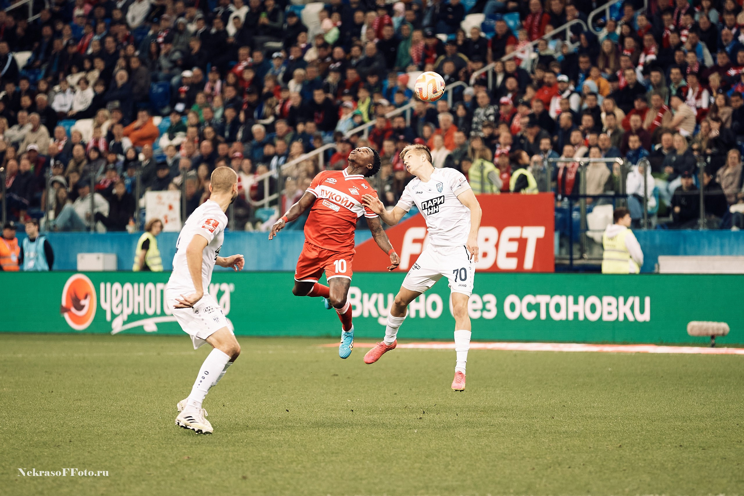 РПЛ ФК Пари НН- ФК Спартак. Спортивный фотограф Некрасов Денис