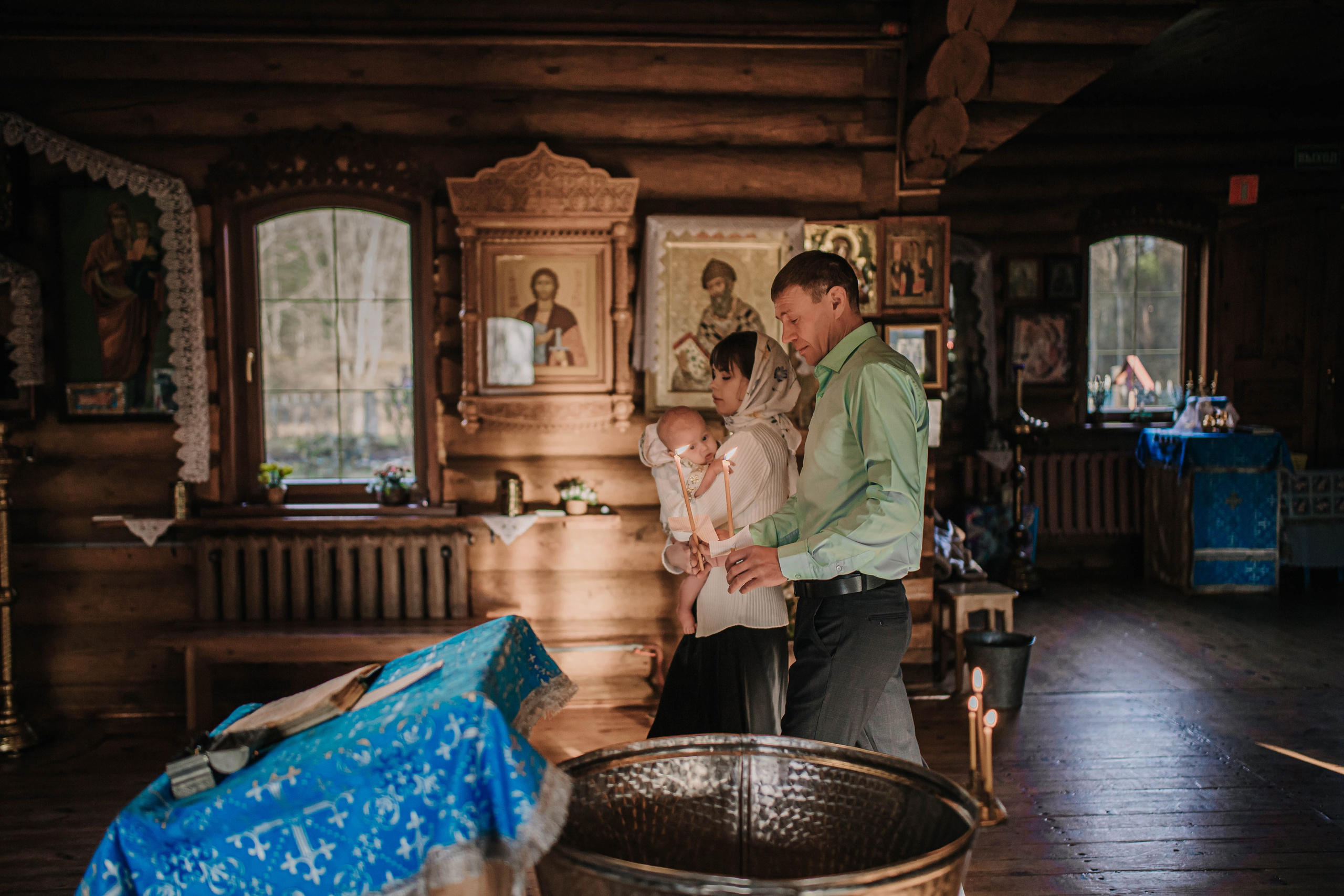 Крещение Дмитрия. Фотограф Дарья Маташкова