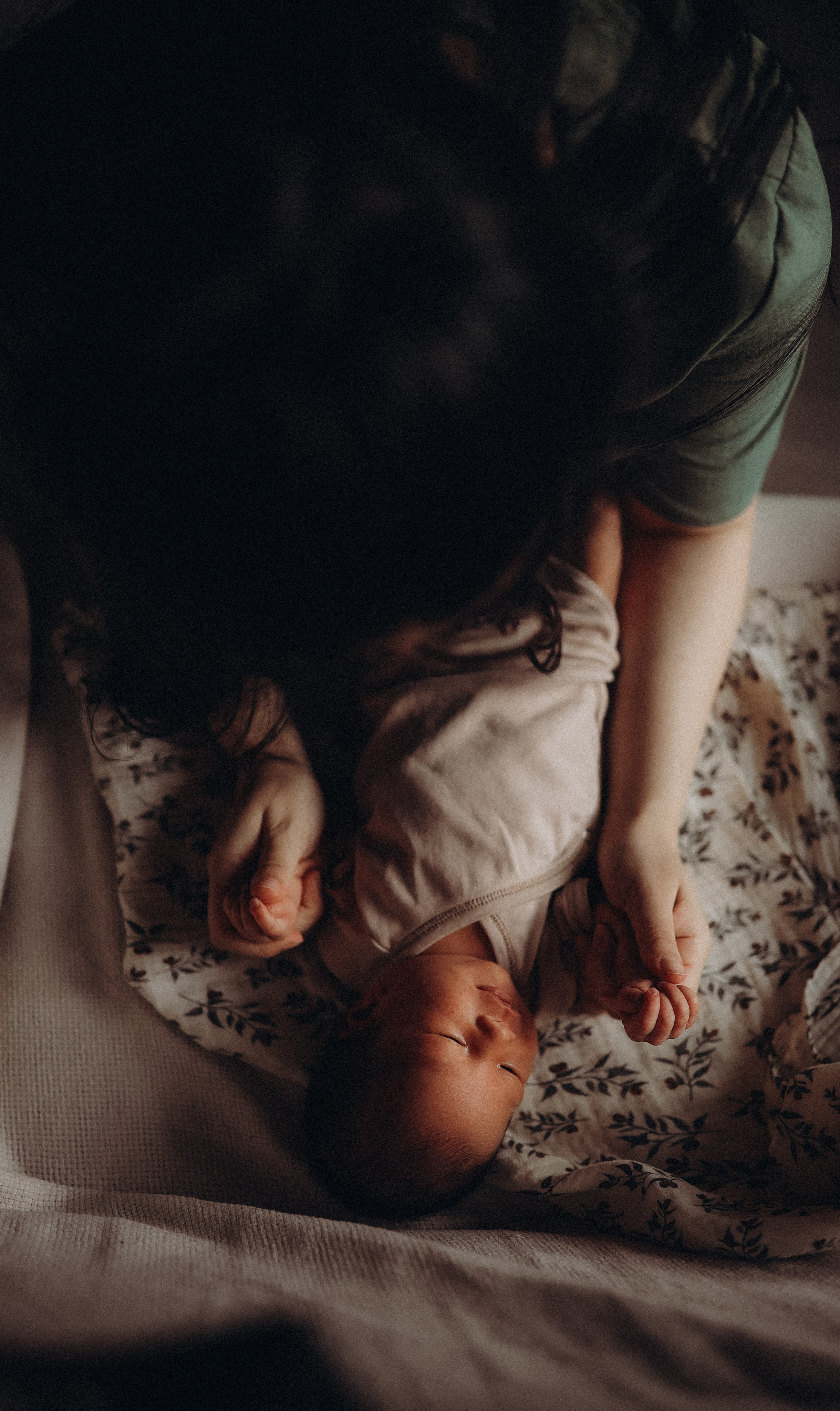 Первая фотосессия новорождённой Ники. Семейный фотограф в Москве и Люберцах Юлия Гуськова