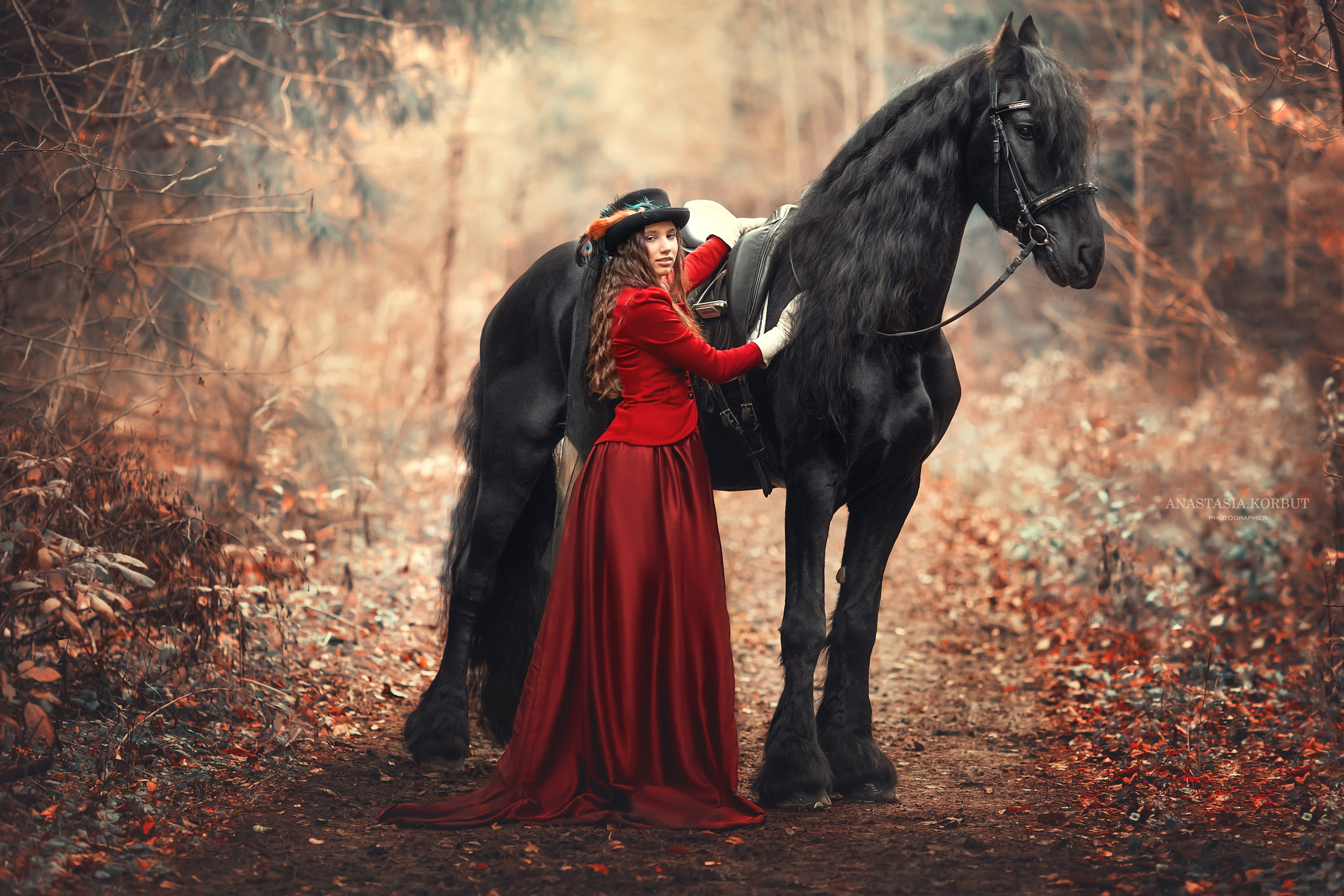 Фотосессия с лошадью. Арт фотограф в Минске Анастасия Корбут