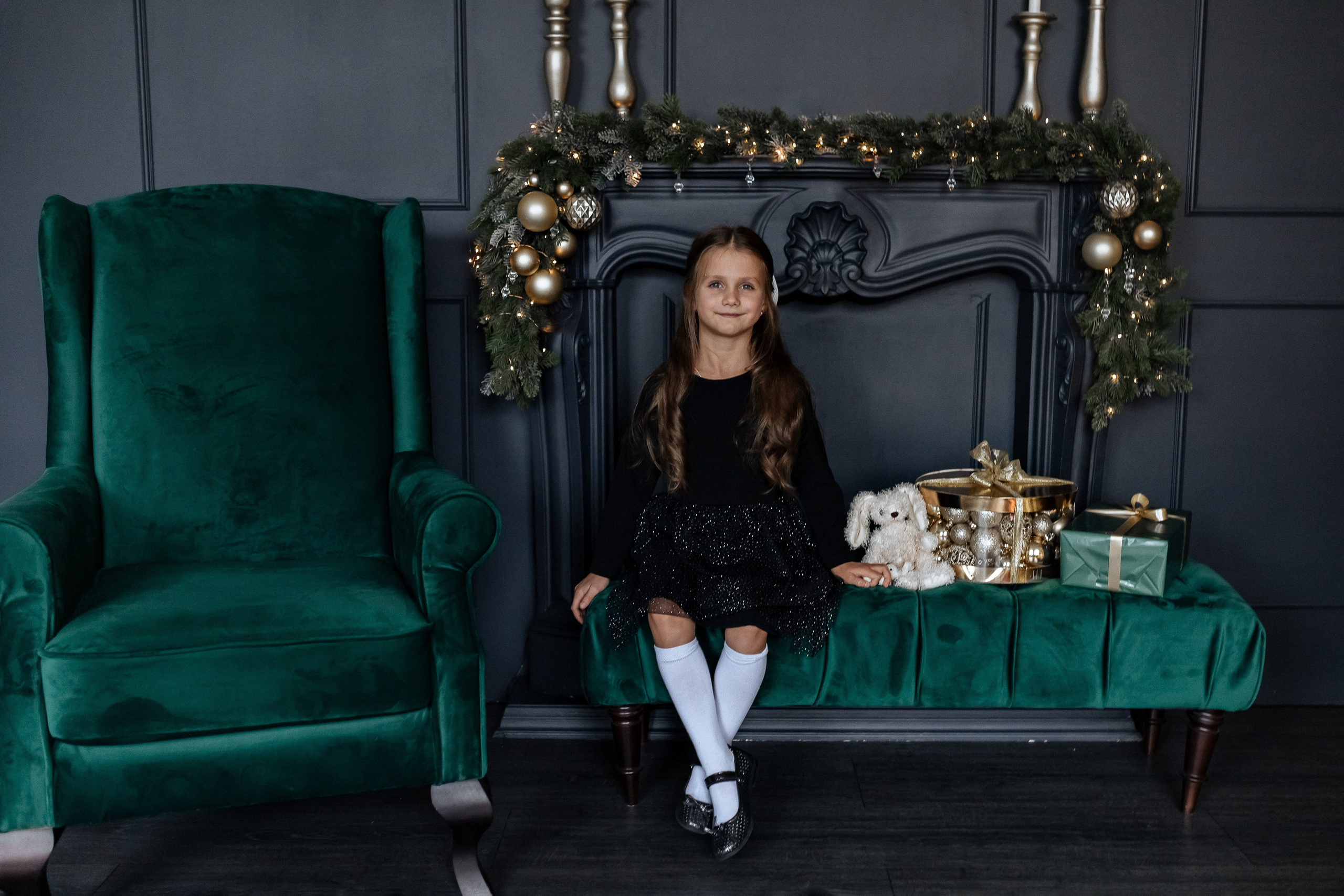 Новогодняя сьемка в студии. Профессиональный фотограф, Москва |Видное Елена Елизарова