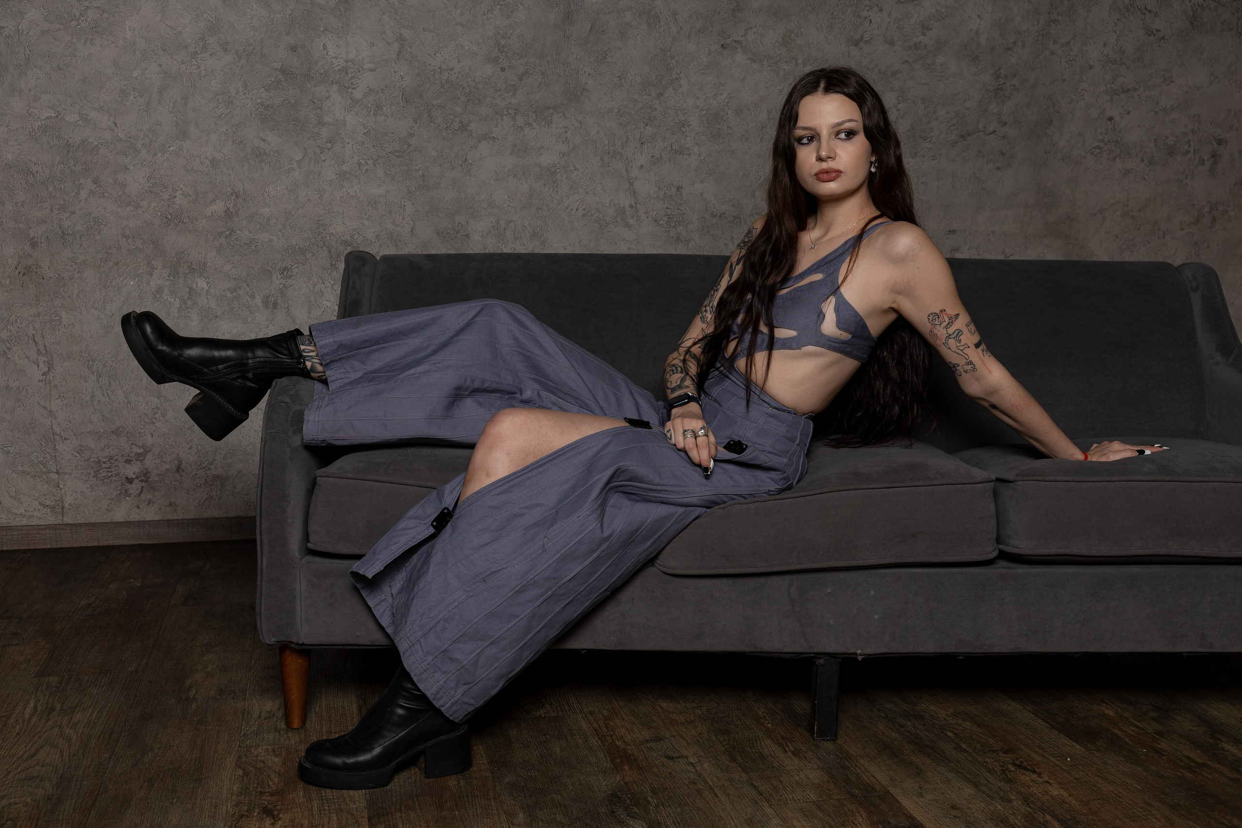 Съемка дизайнерской коллекции одежды Ксении Шевалдиной. Профессиональный фотограф в Москве Даша Потоцкая