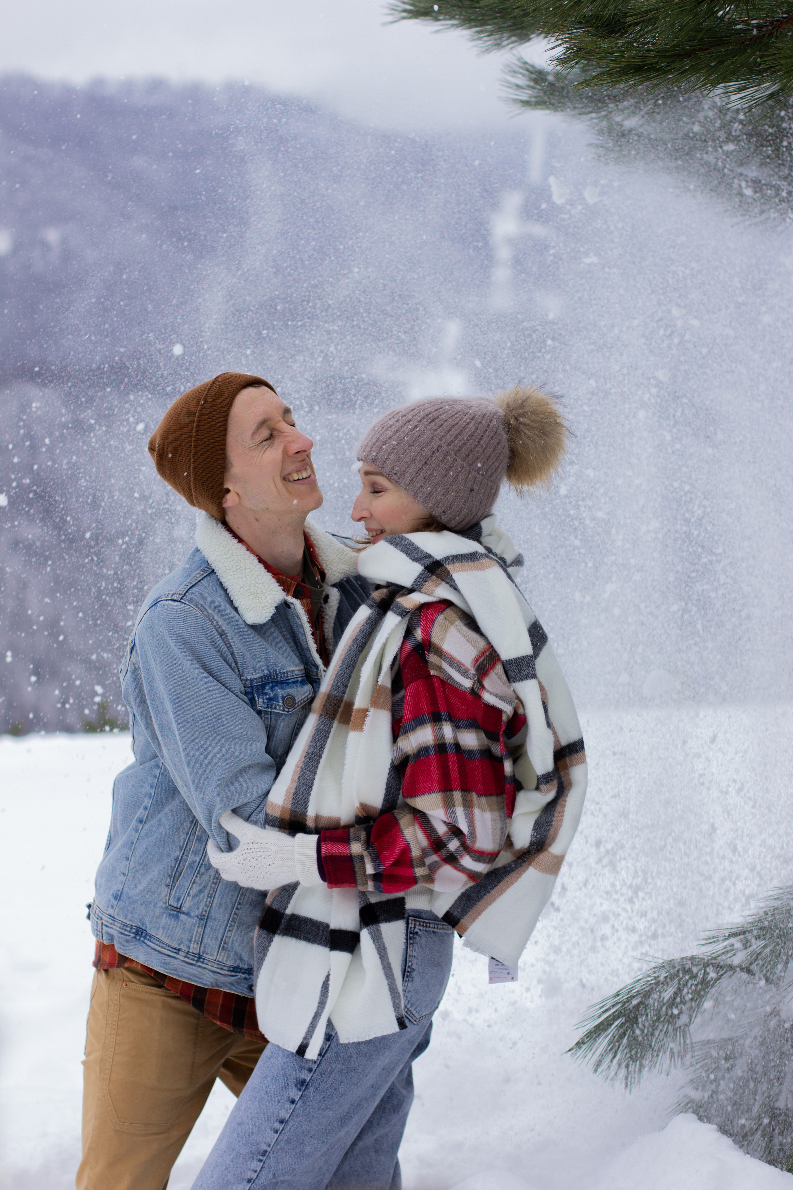 Зимняя в горах. Фотограф в Краснодаре