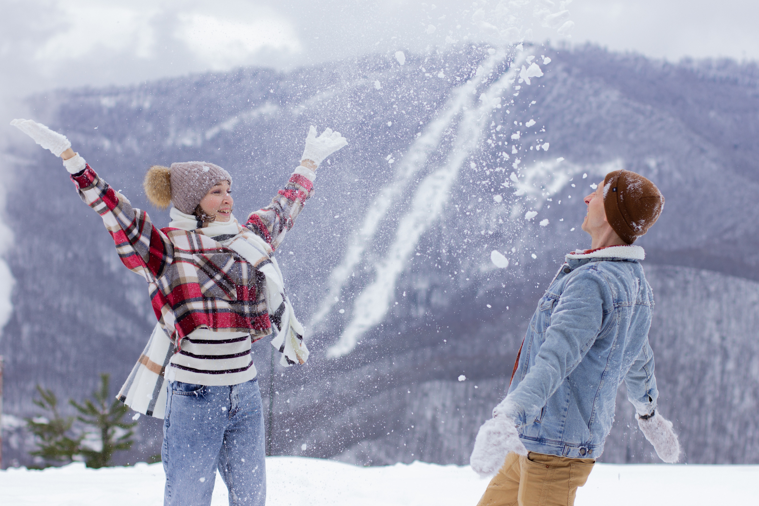 Зимняя в горах. Фотограф в Краснодаре