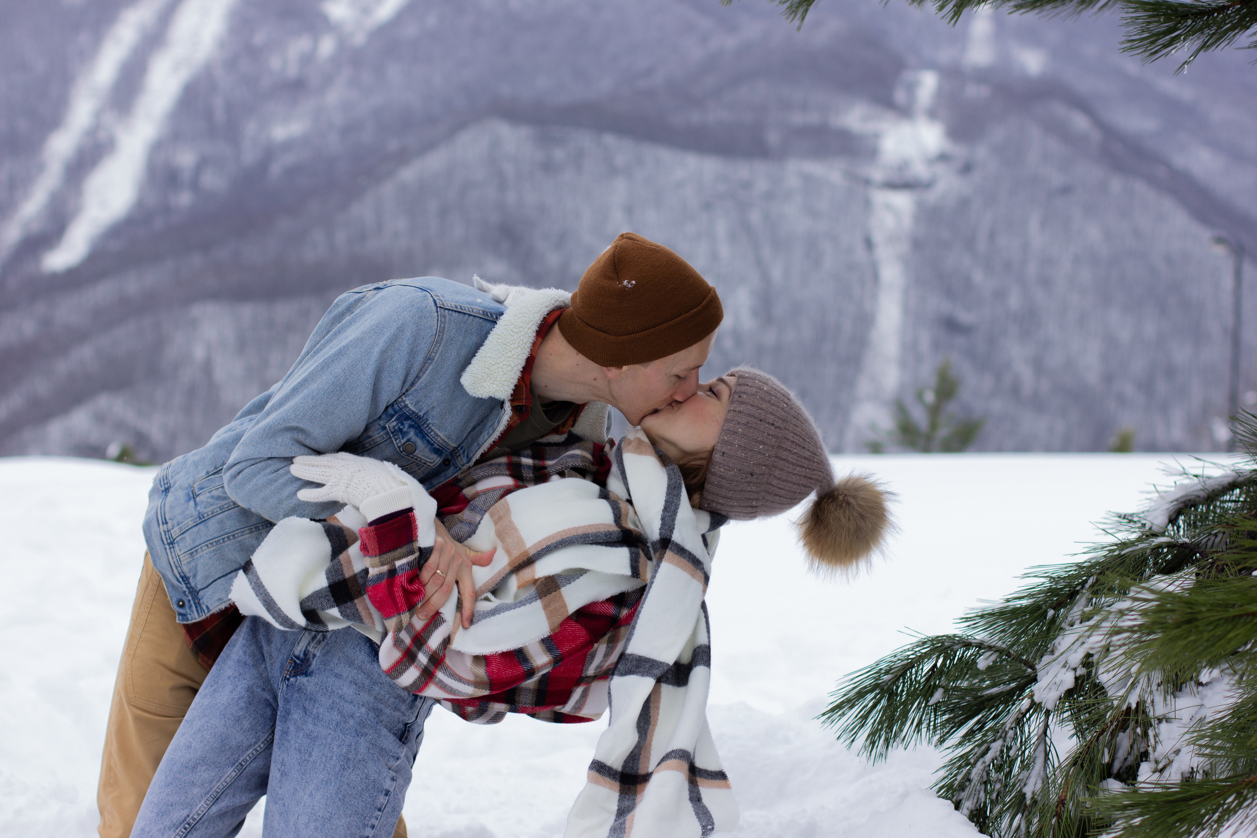 Зимняя в горах. Фотограф в Краснодаре