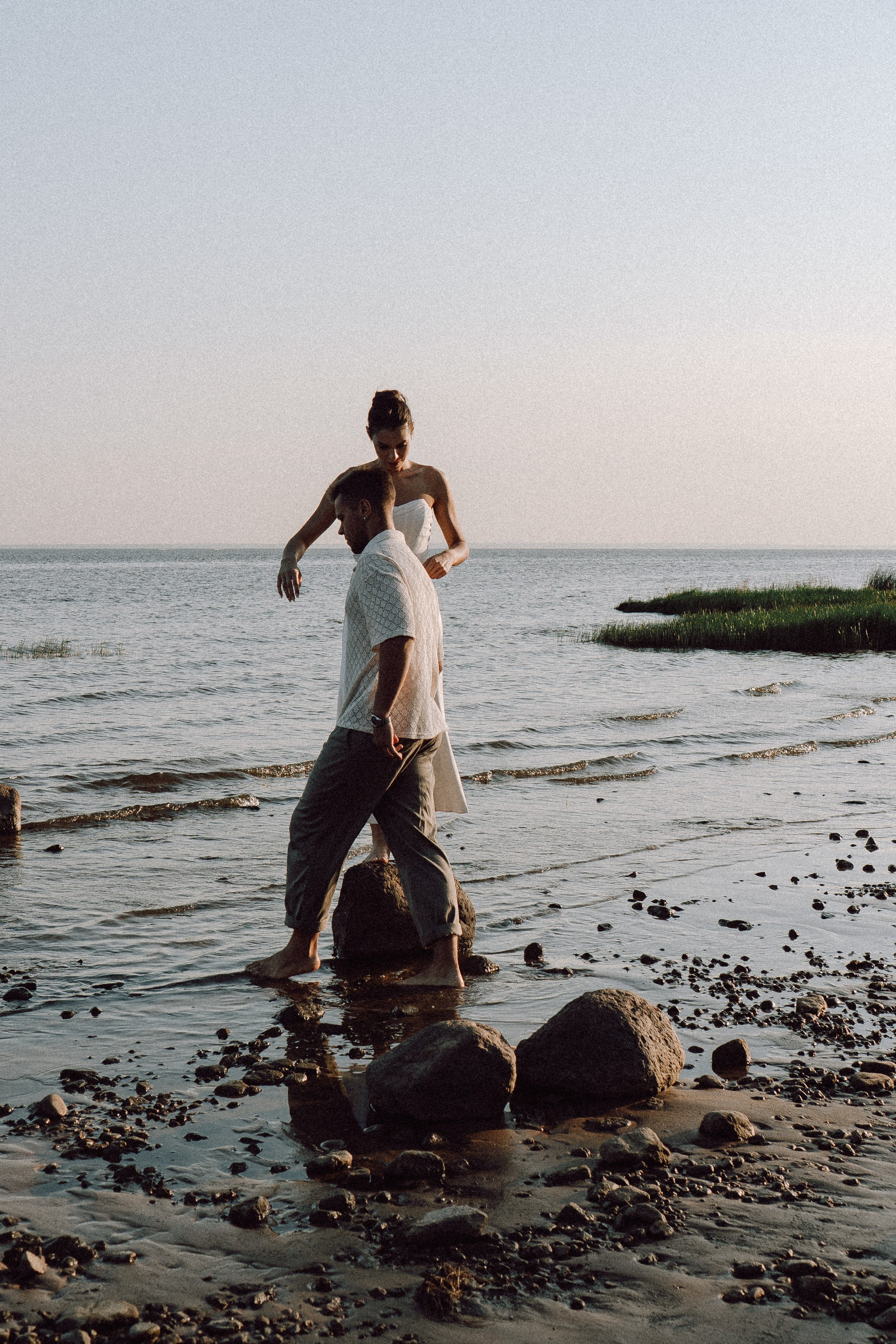 СВАДЕБНАЯ ФОТОСЕССИЯ ВЫЕЗДНОЙ ЦЕРЕМОНИИ (ФИНСКИЙ ЗАЛИВ). Профессиональный фотограф, Санкт-Петербург — Виктория Богомолова
