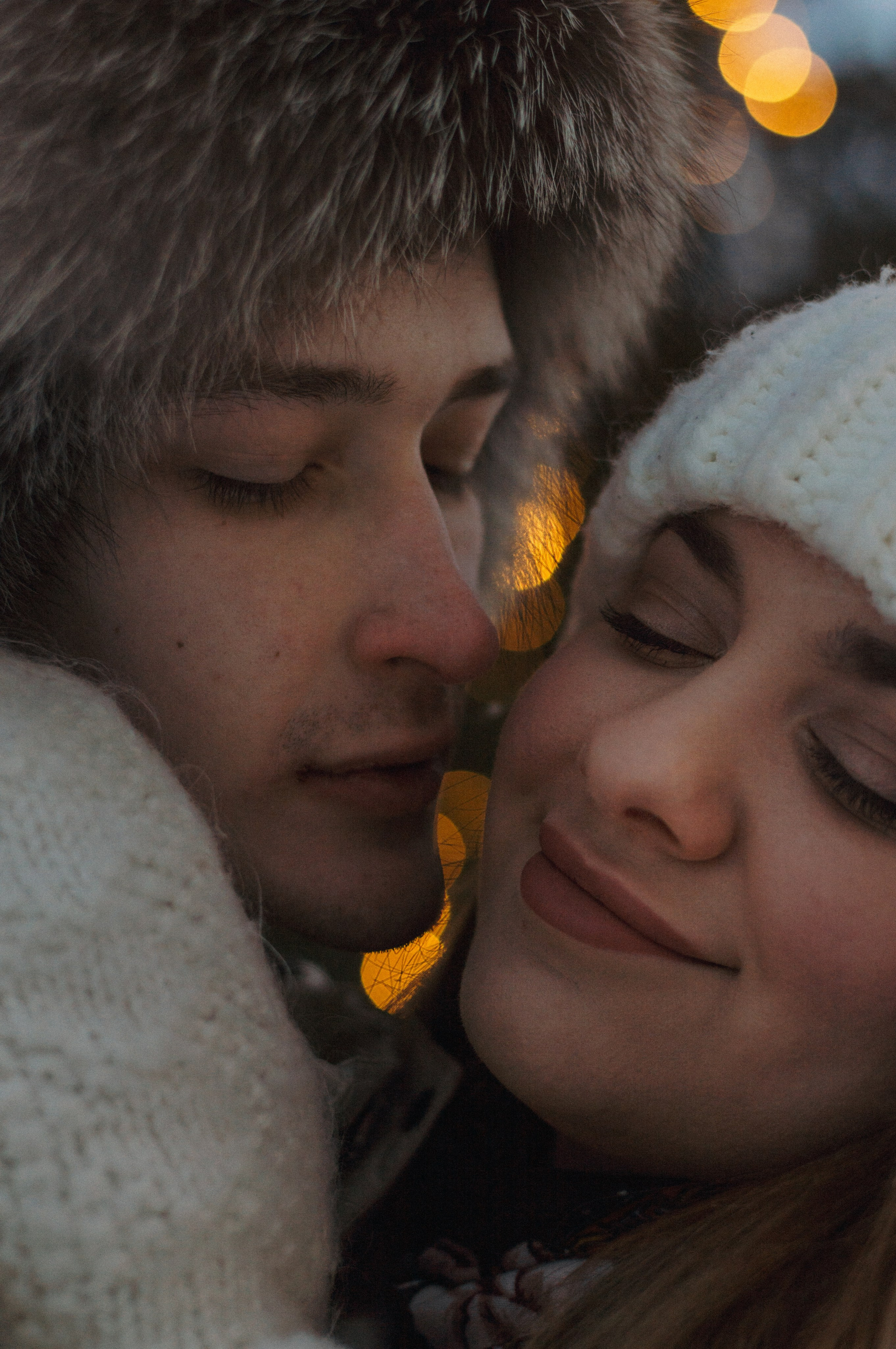 Зимняя лавстори фотосессия на улице. Дарья и Даниил. Портретный и лавстори фотограф в Стерлитамаке Альбина Шарт