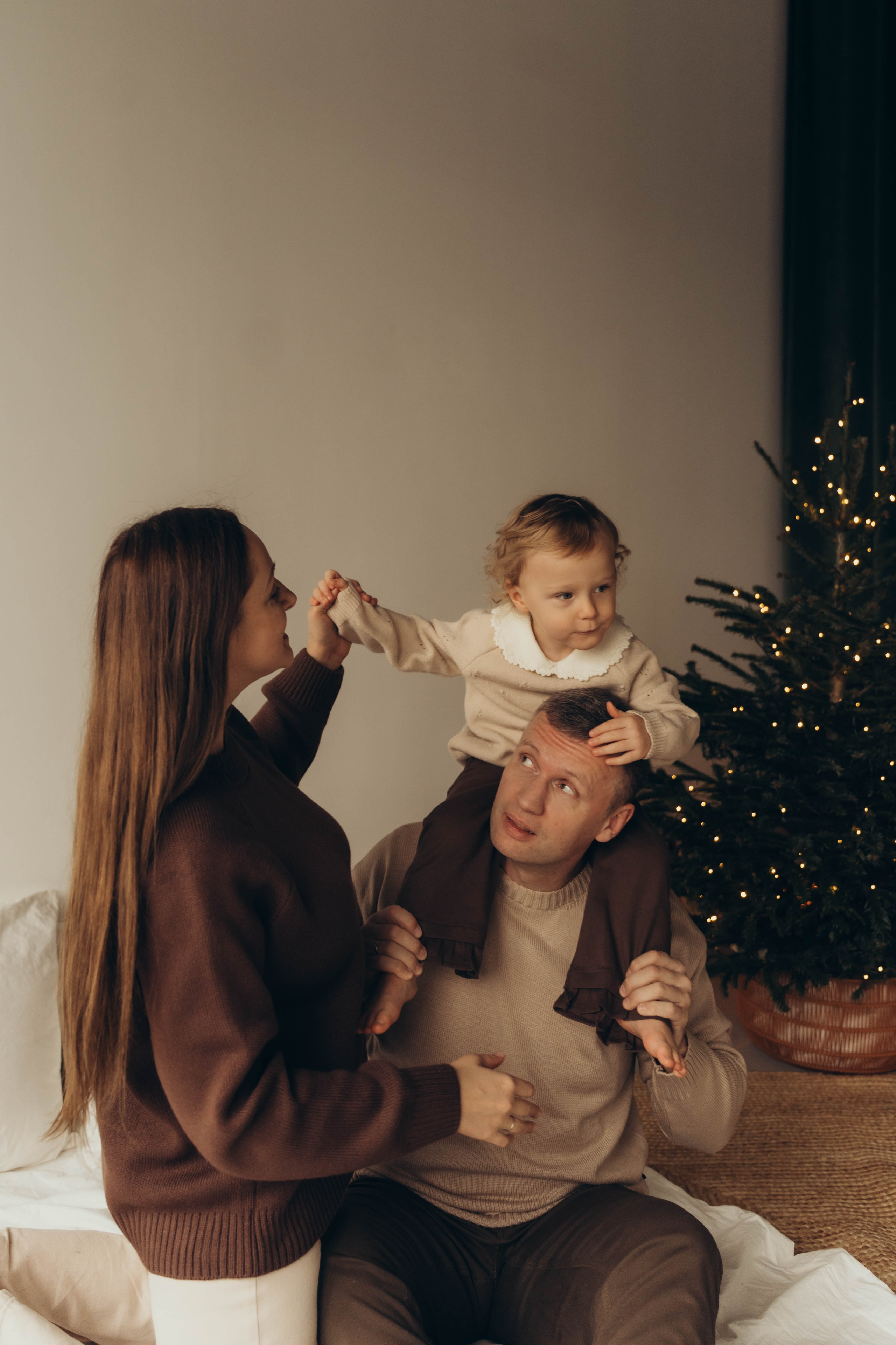 Екатерина, Николай и малышка Аня