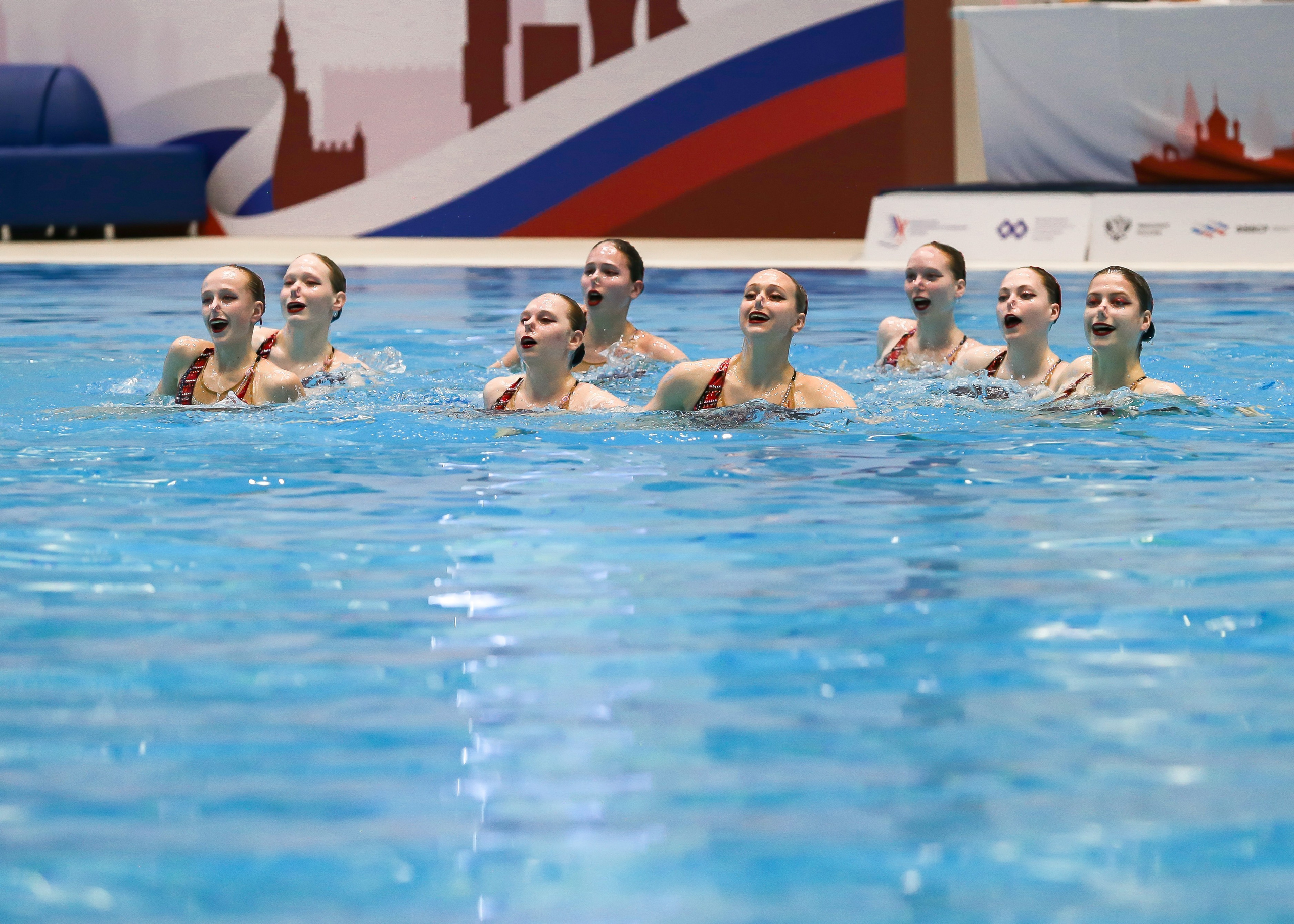 Первенство России по синхронному плаванию. Техническая программа. Группы. Репортажный фотограф в Москве