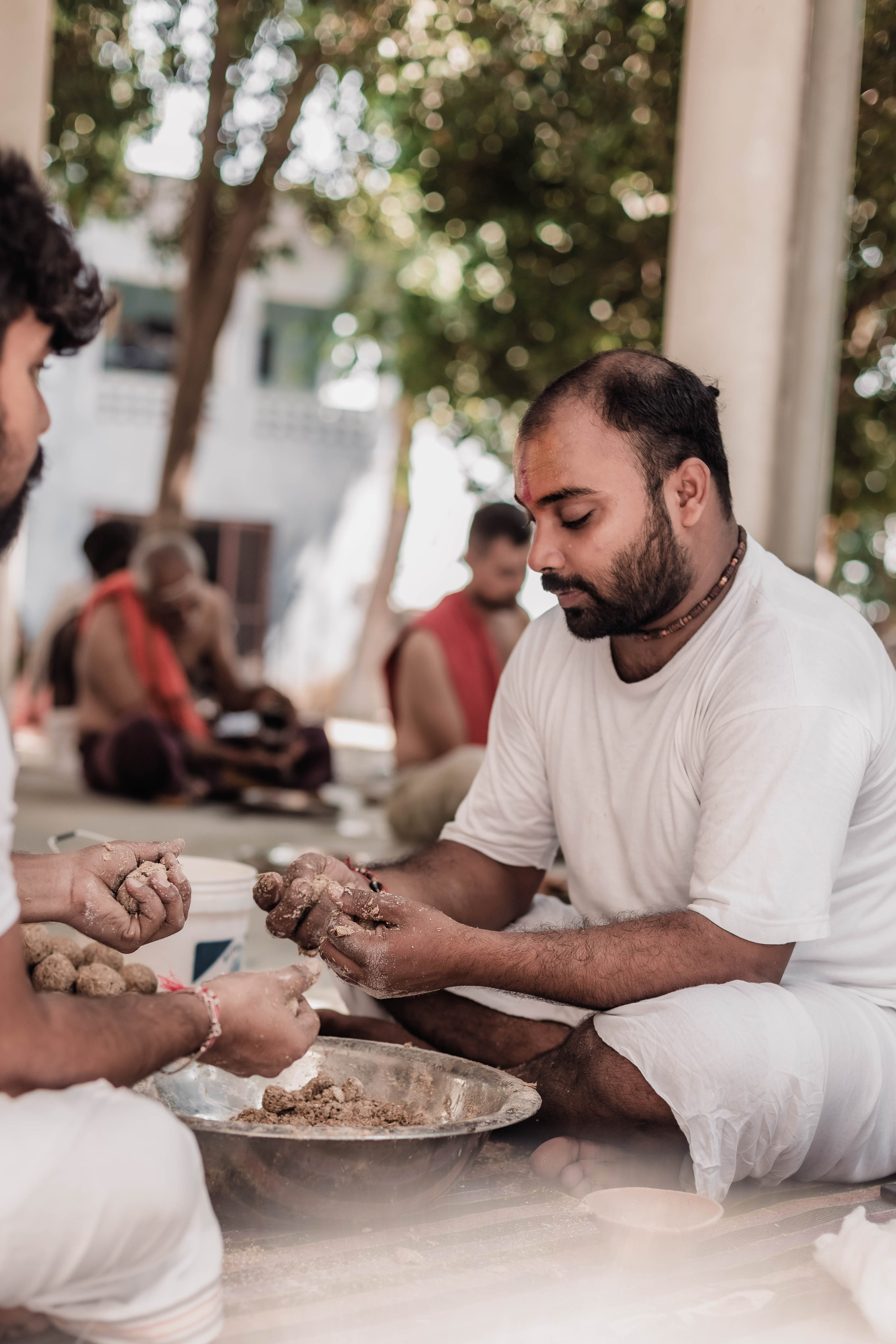 Pitri Paksha yagyas & poojas Devraha Baba ji ashram. Mariam Bagdasaryan