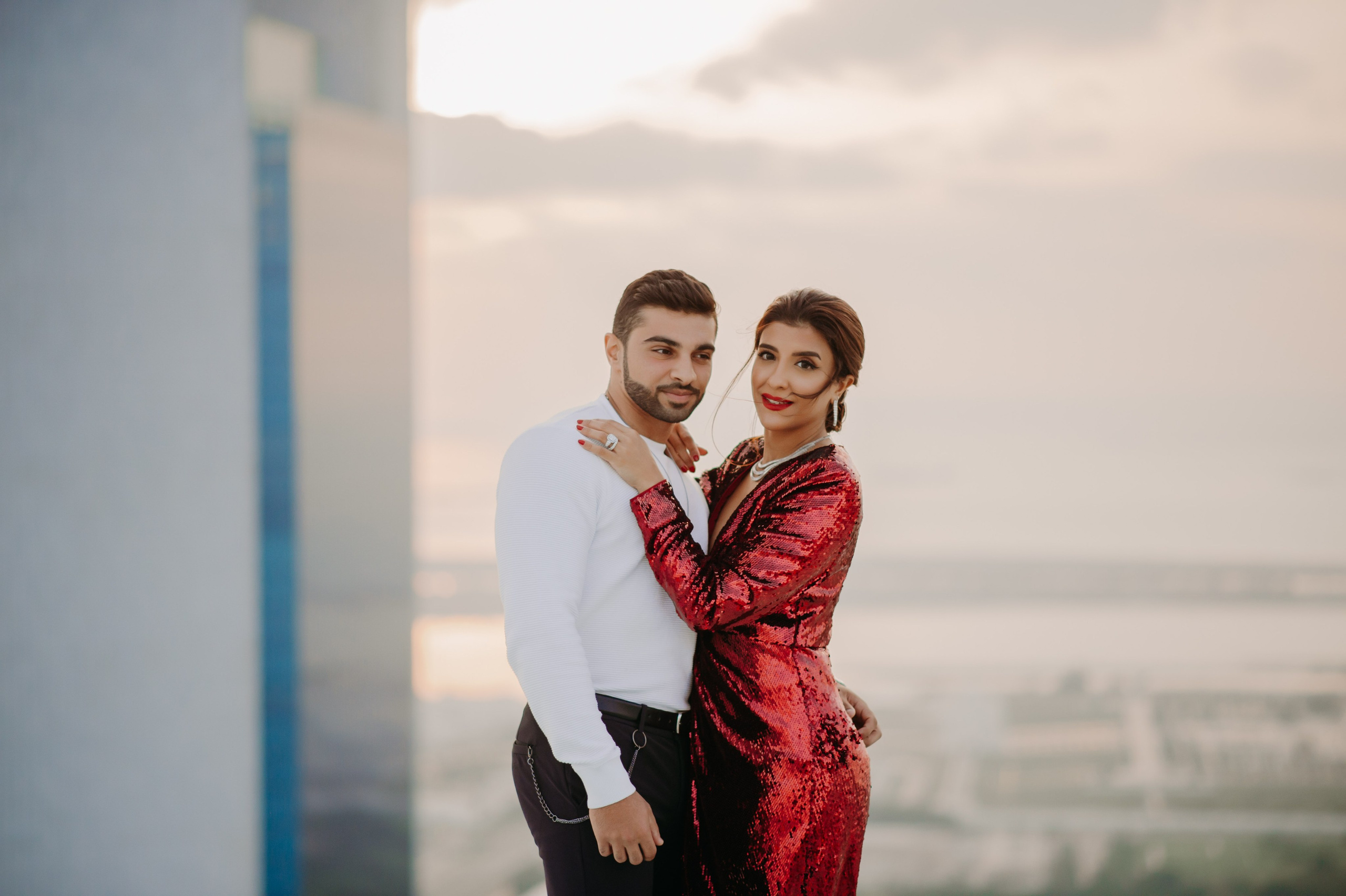 Love Story на высоте (Абу Даби). Фотограф в Москве и Санкт-Петербурге Дарина