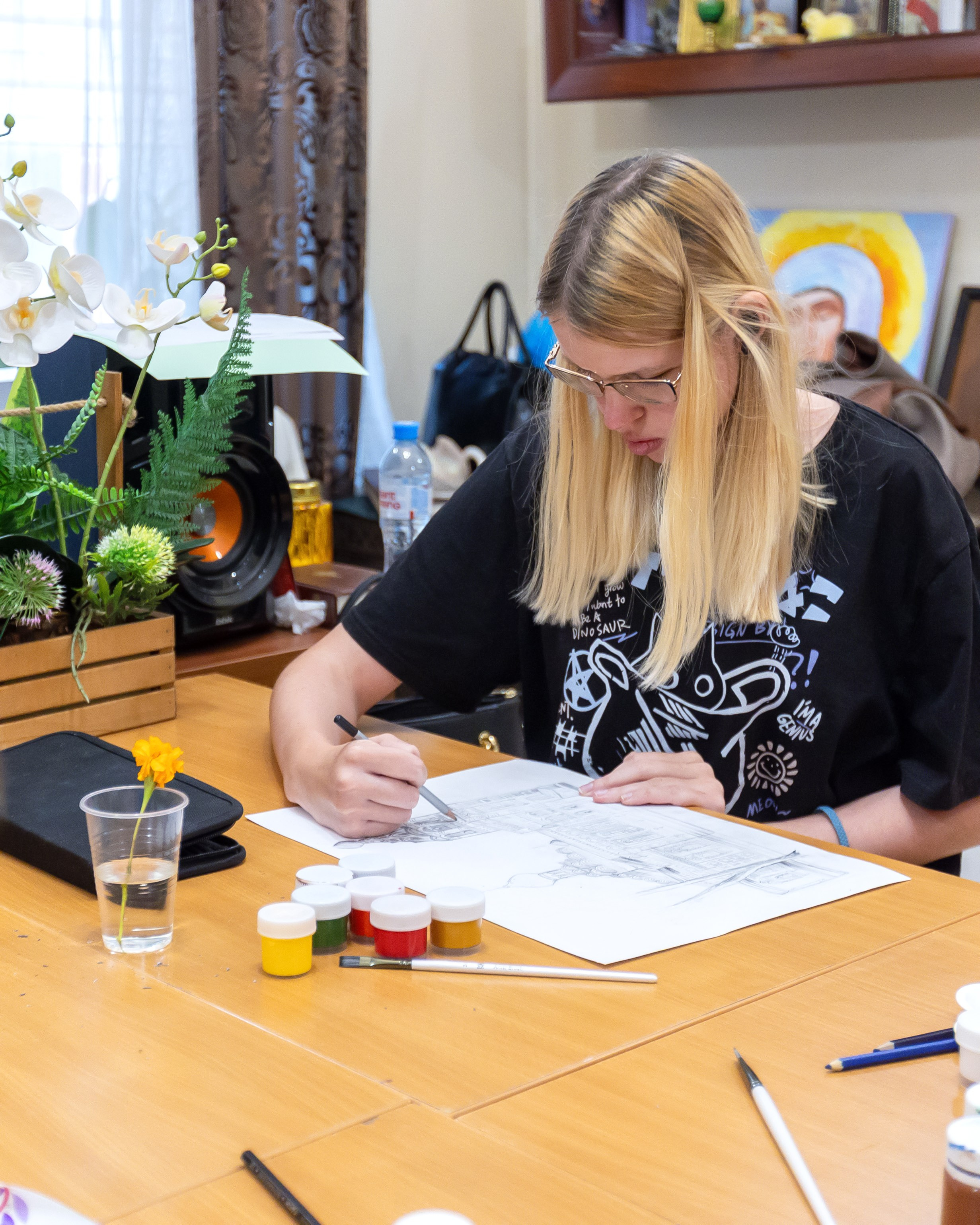 Рисование в Воскресной школе при Храме Живоначальной Троицы. Выпускные альбомы и школьный фотограф в Подольске, Троицке, Щербинке, Москве и Московской области