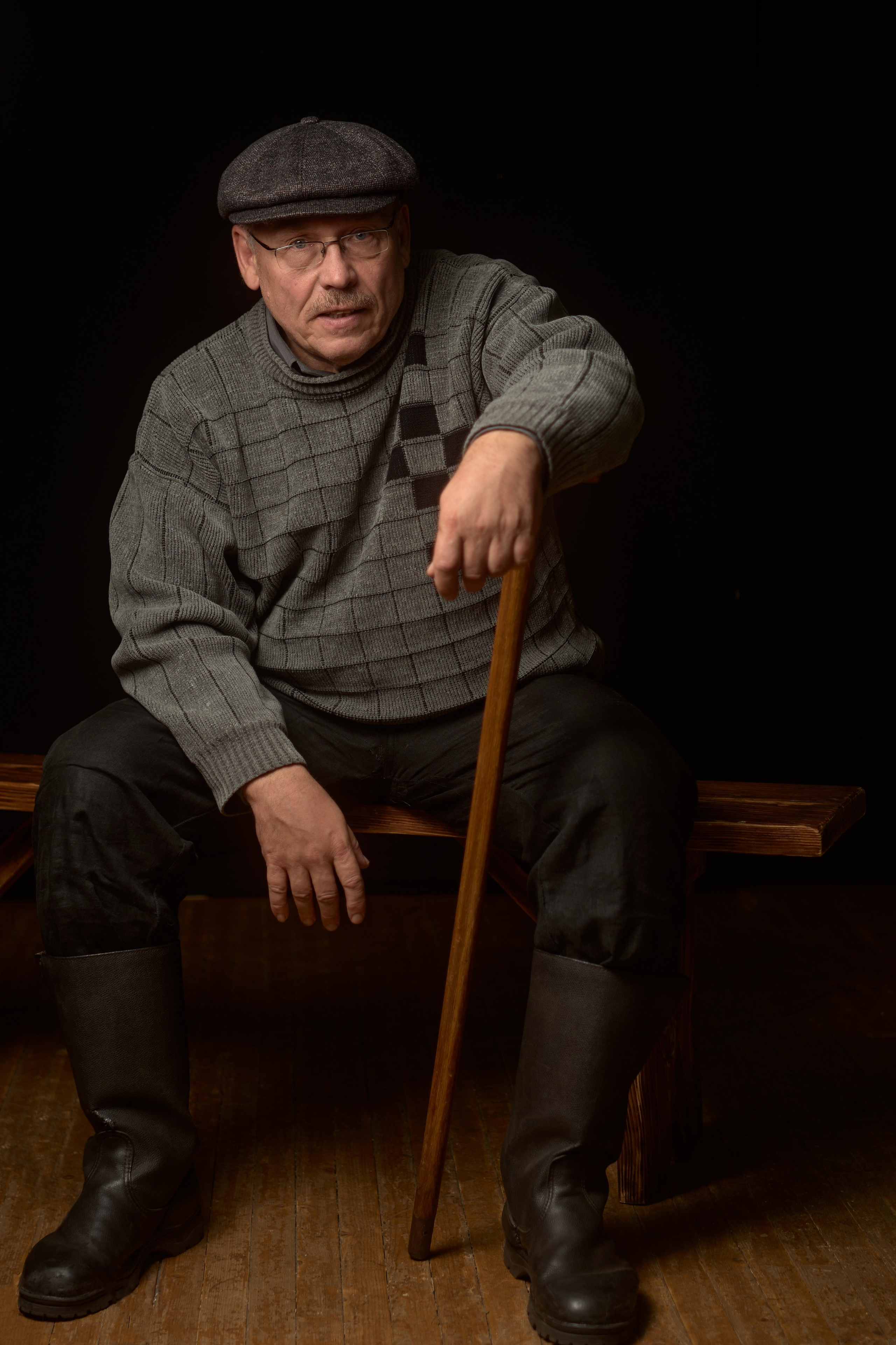 Герои спектакля «Сельские жители» театральной студии «Стихия» под руководством актрисы театра и кино Елены Медведевой. Фотограф Женя Пашкина